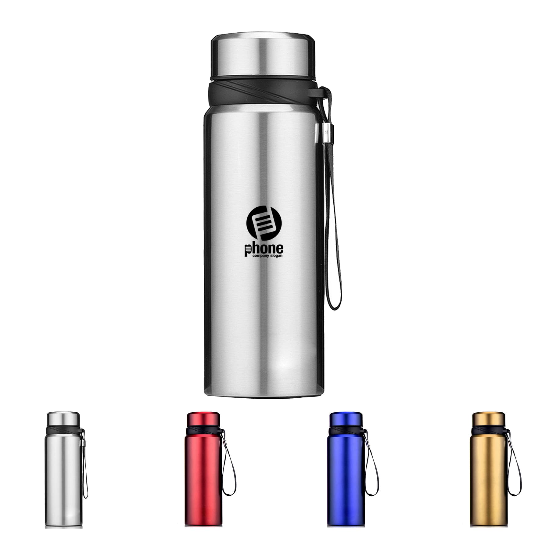Stainless Steel Insulation Bottle With Strap