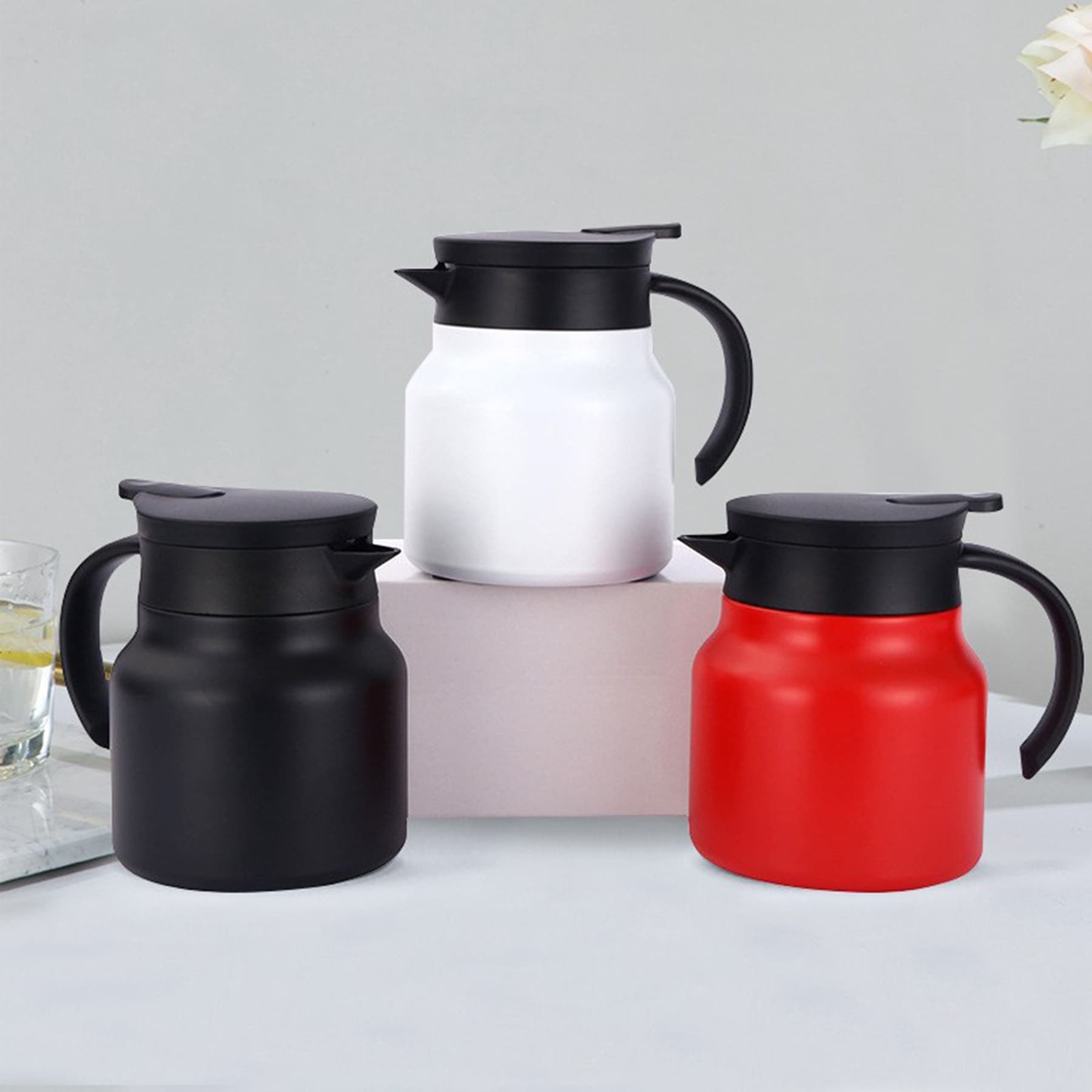 High-end stainless steel insulated tea pot