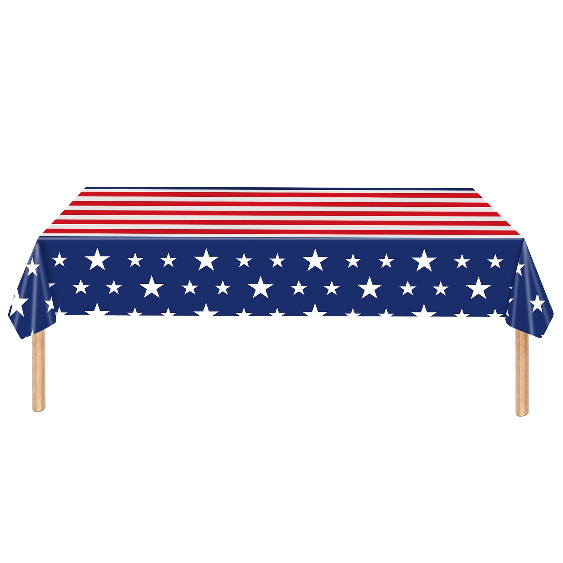 54 x 108 Inch 4th of July Tablecloth