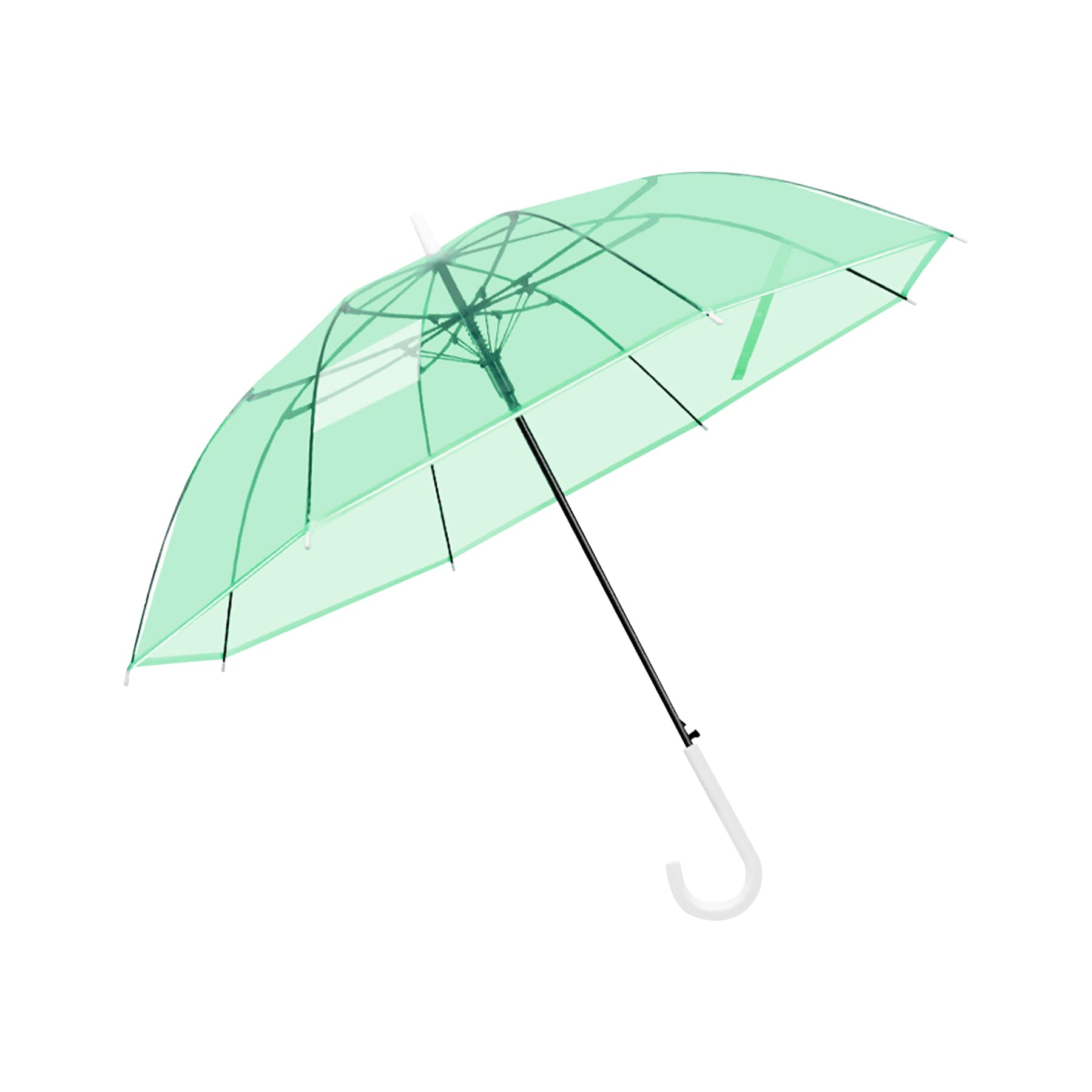 Clear Auto Open Stick Umbrella
