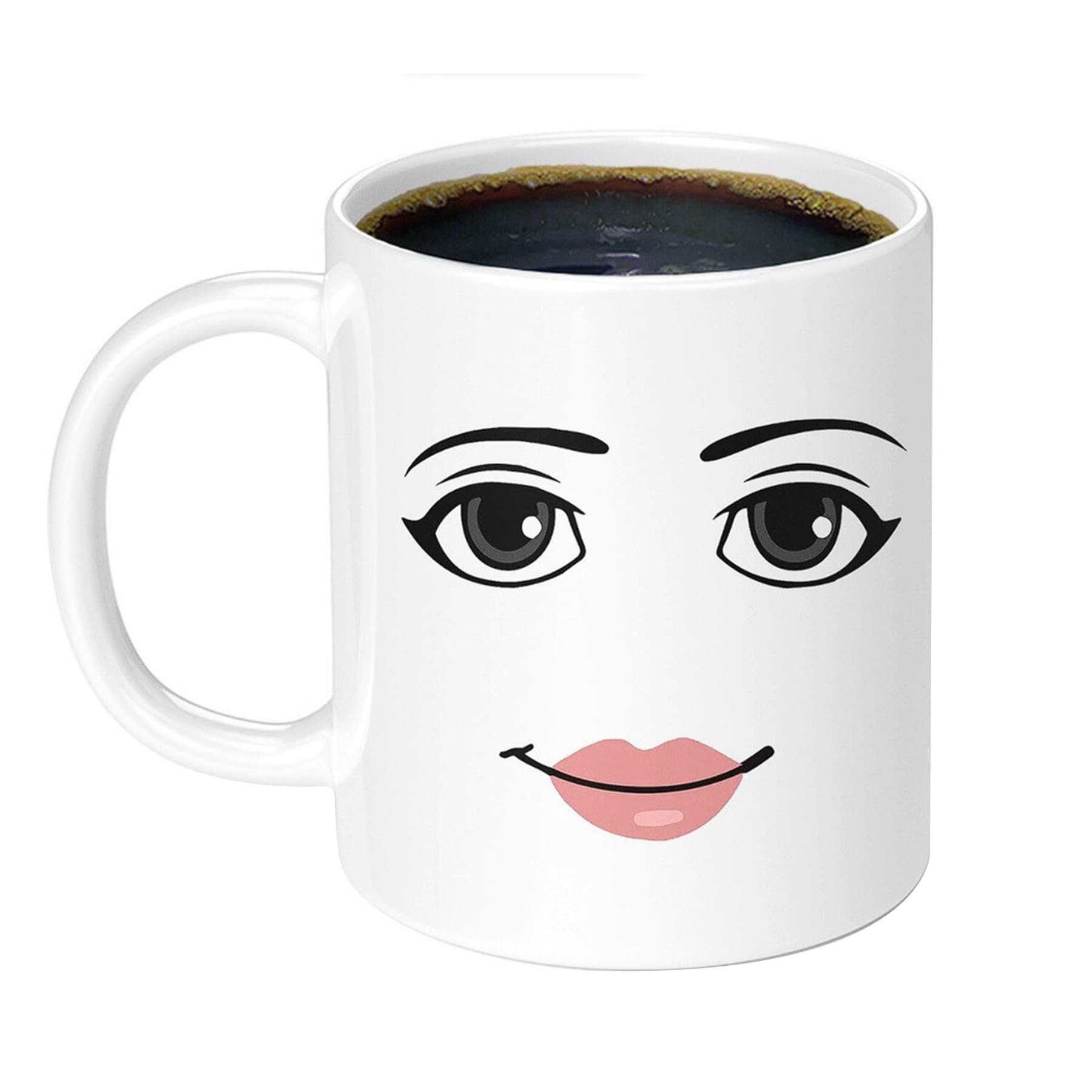 Funny Women Facial Expression Gamer Mug