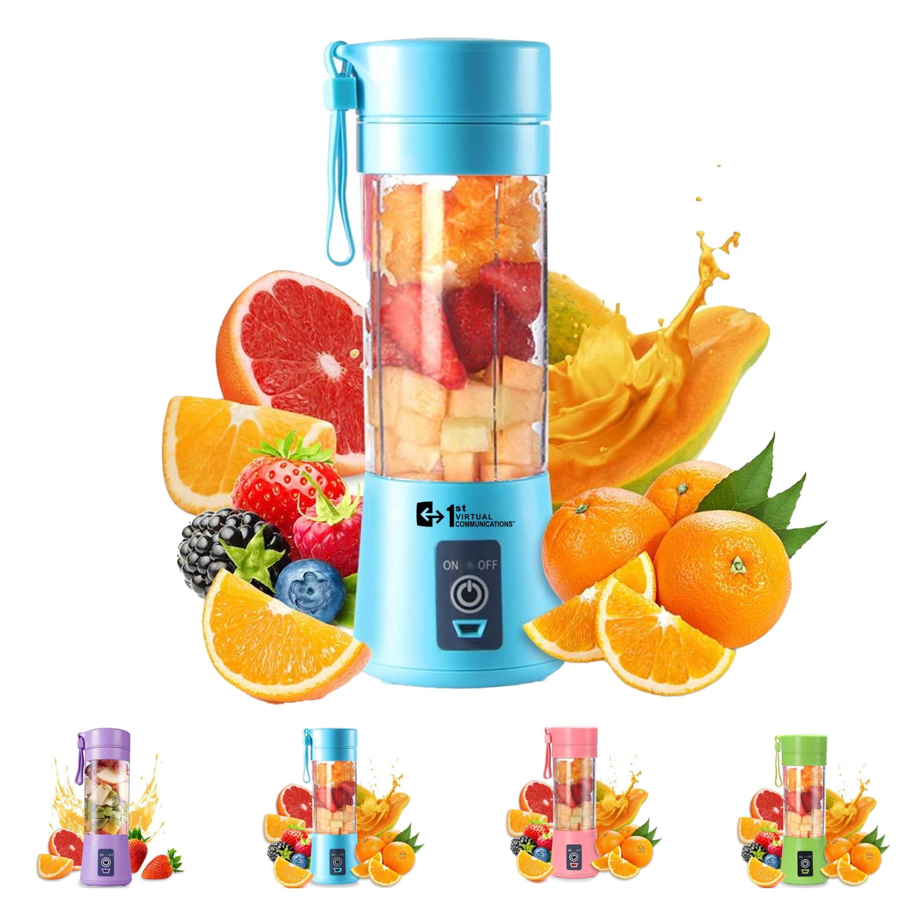 13 Oz Juice Cup Fruit Portable Blender Juicer