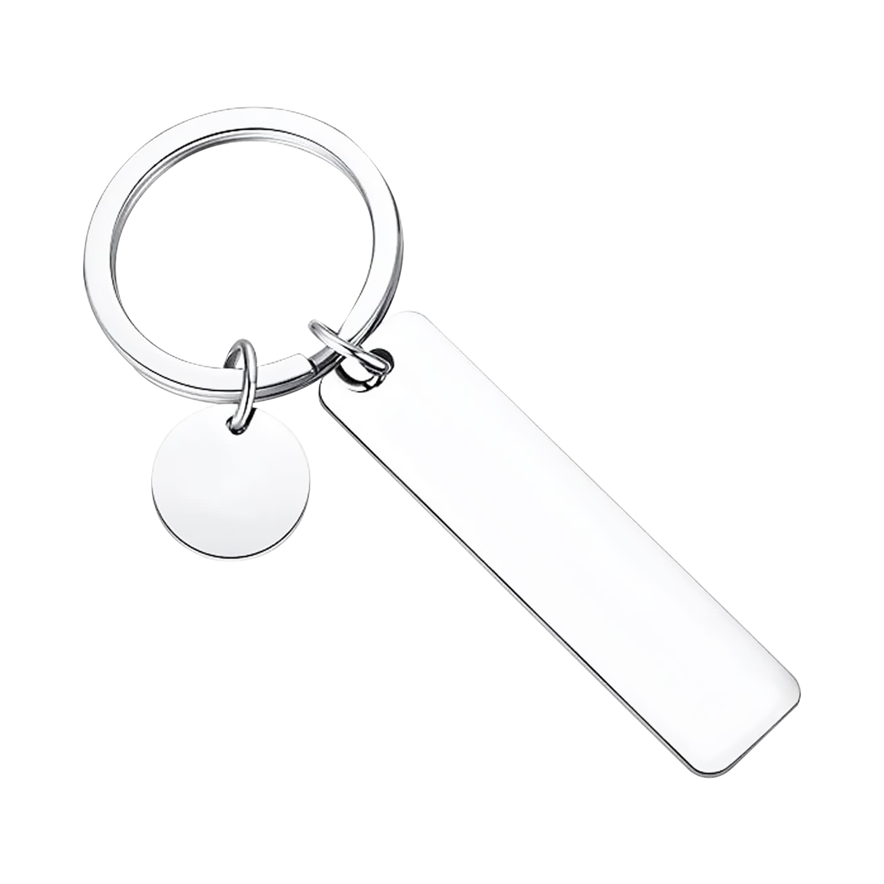 Stainless Steel Dog Tag Keychain