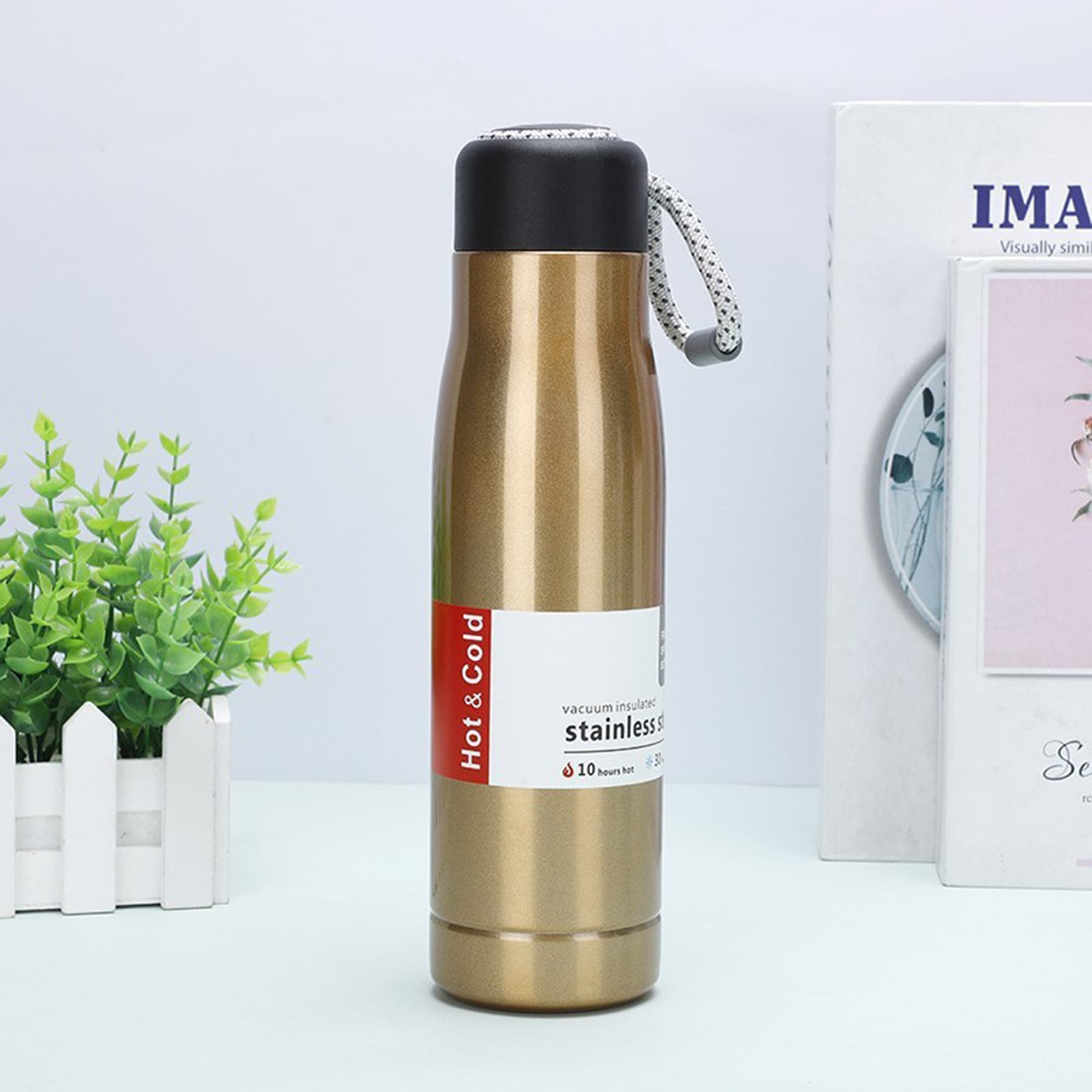 Portable rope sports water cup