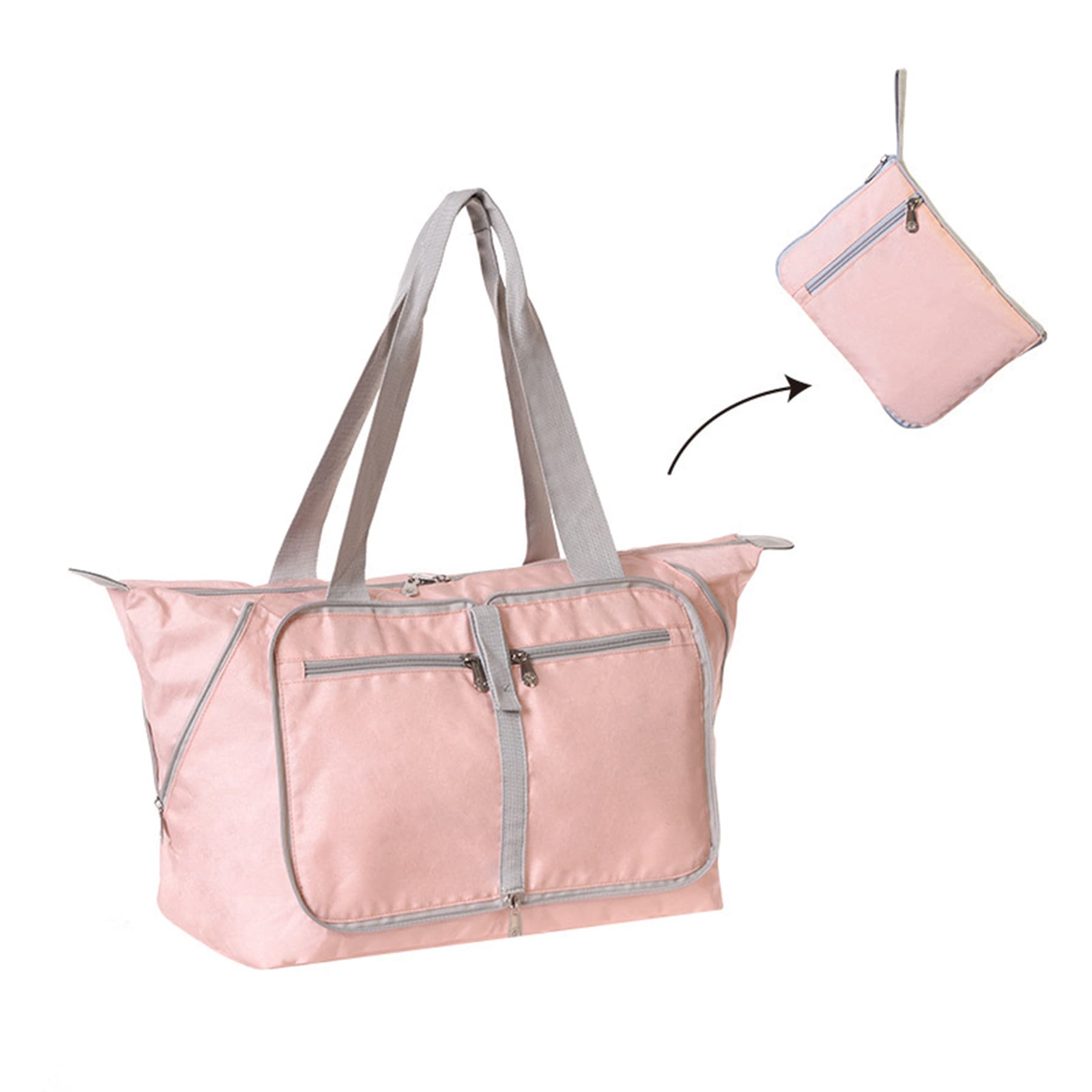 Foldable duffel bag travel portable handbag