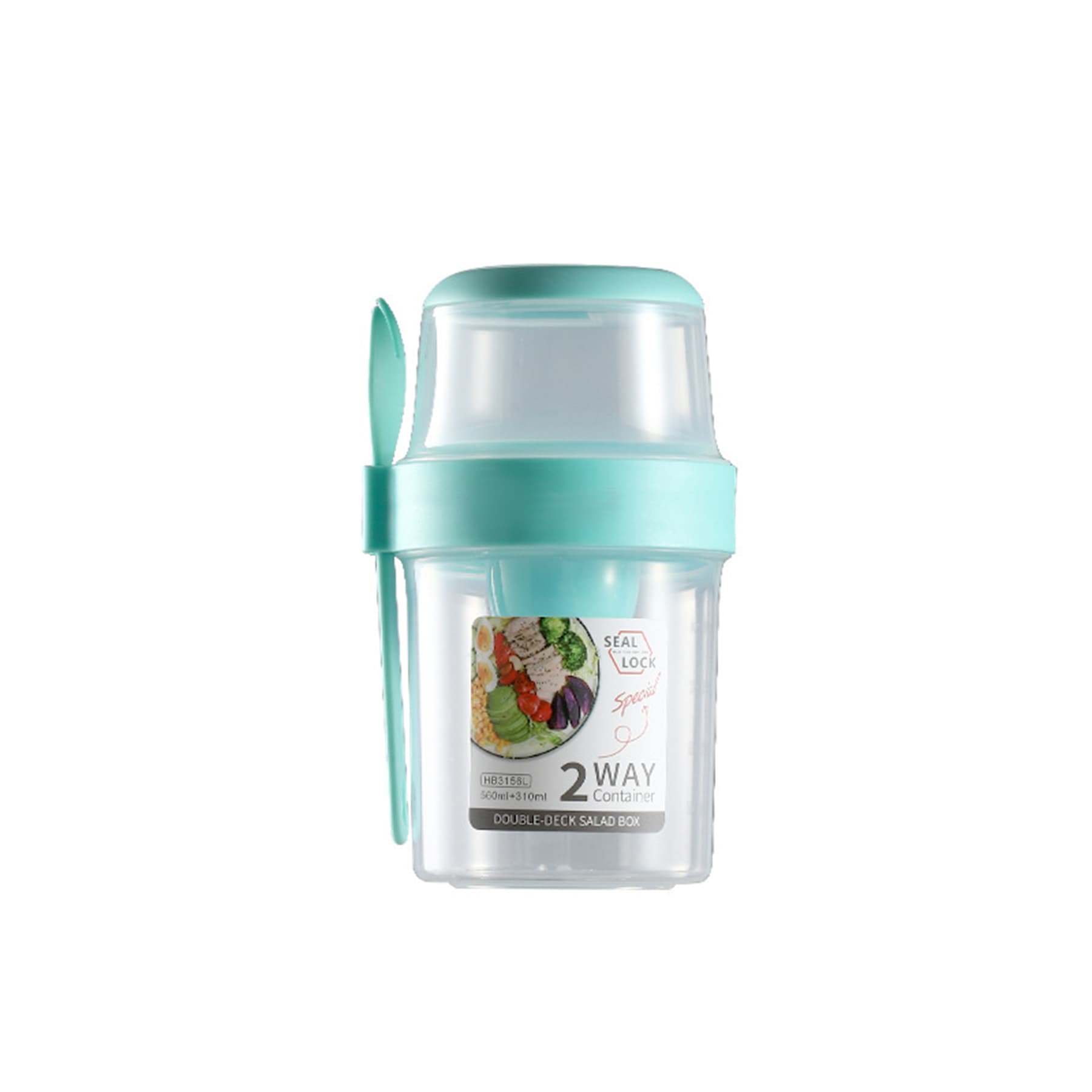 Portable Yogurt Oatmeal Jar Leakproof Cereal Container