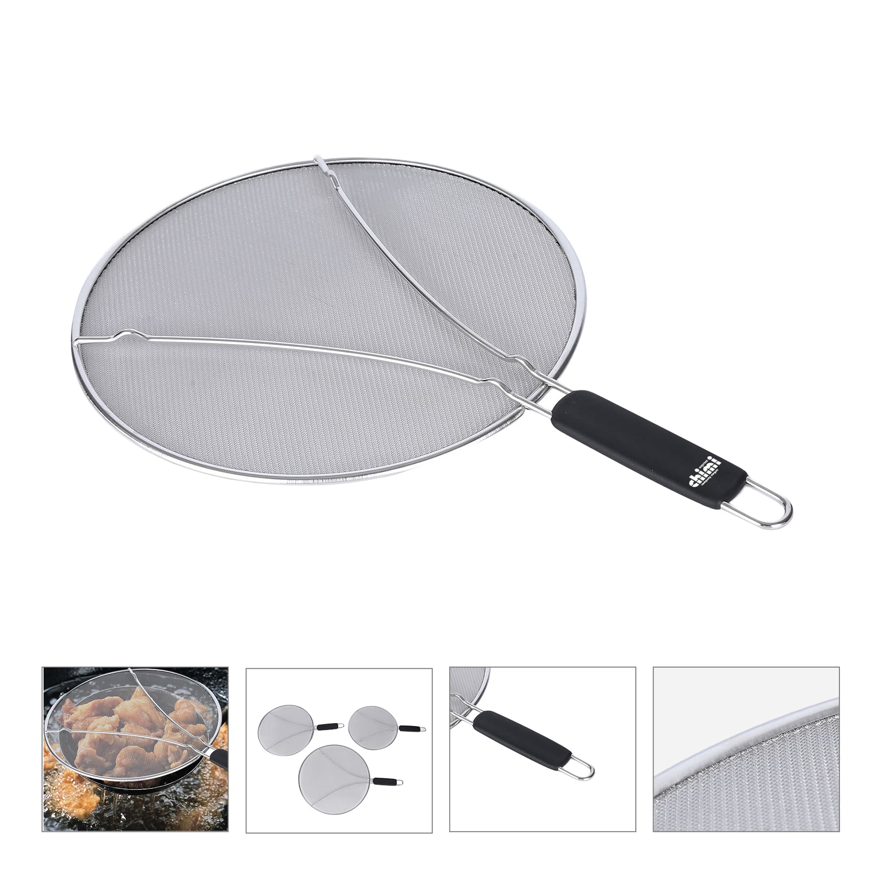 Stainless Steel Splatter Screen For Frying Pan