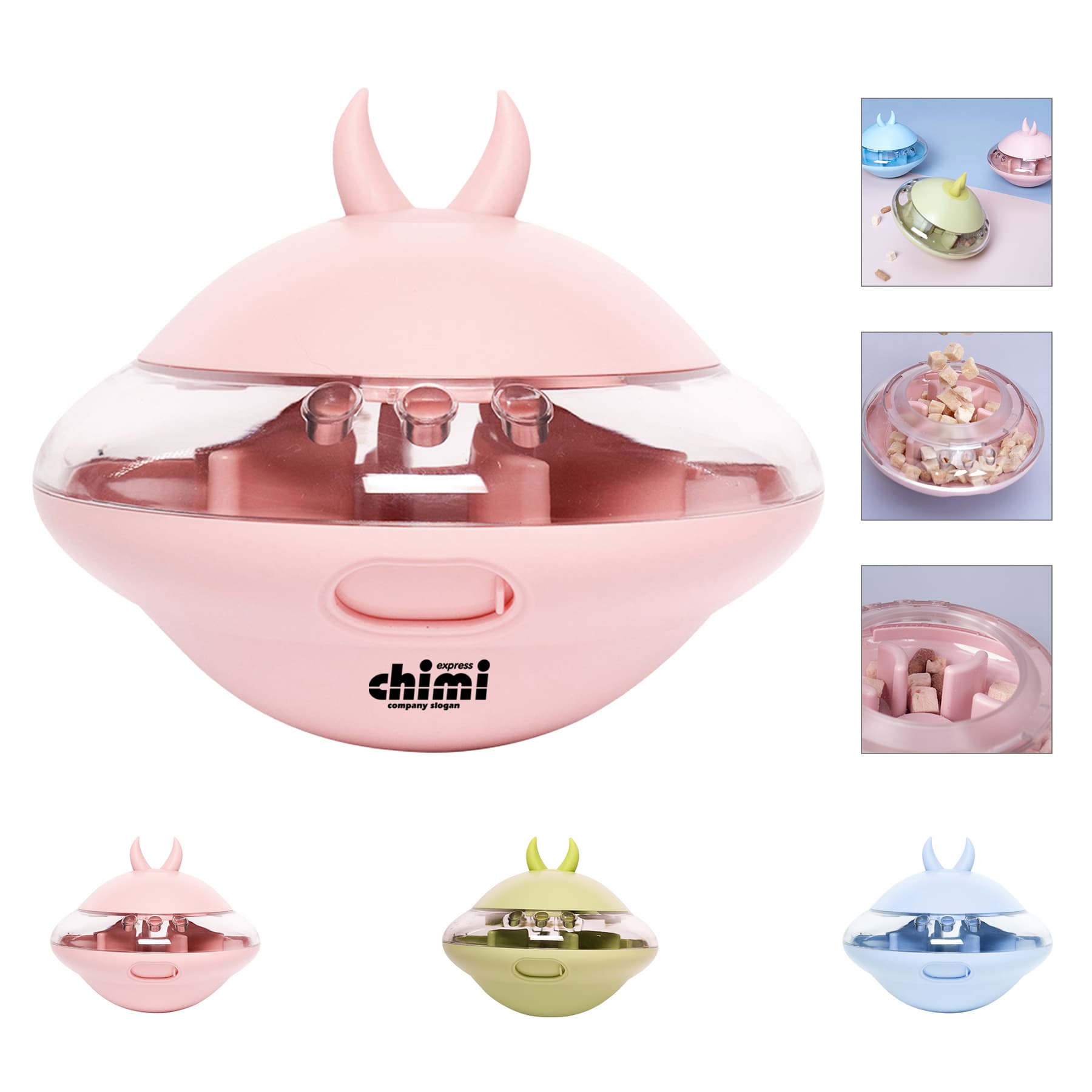 Flying Saucer Food-Dispensing Ball