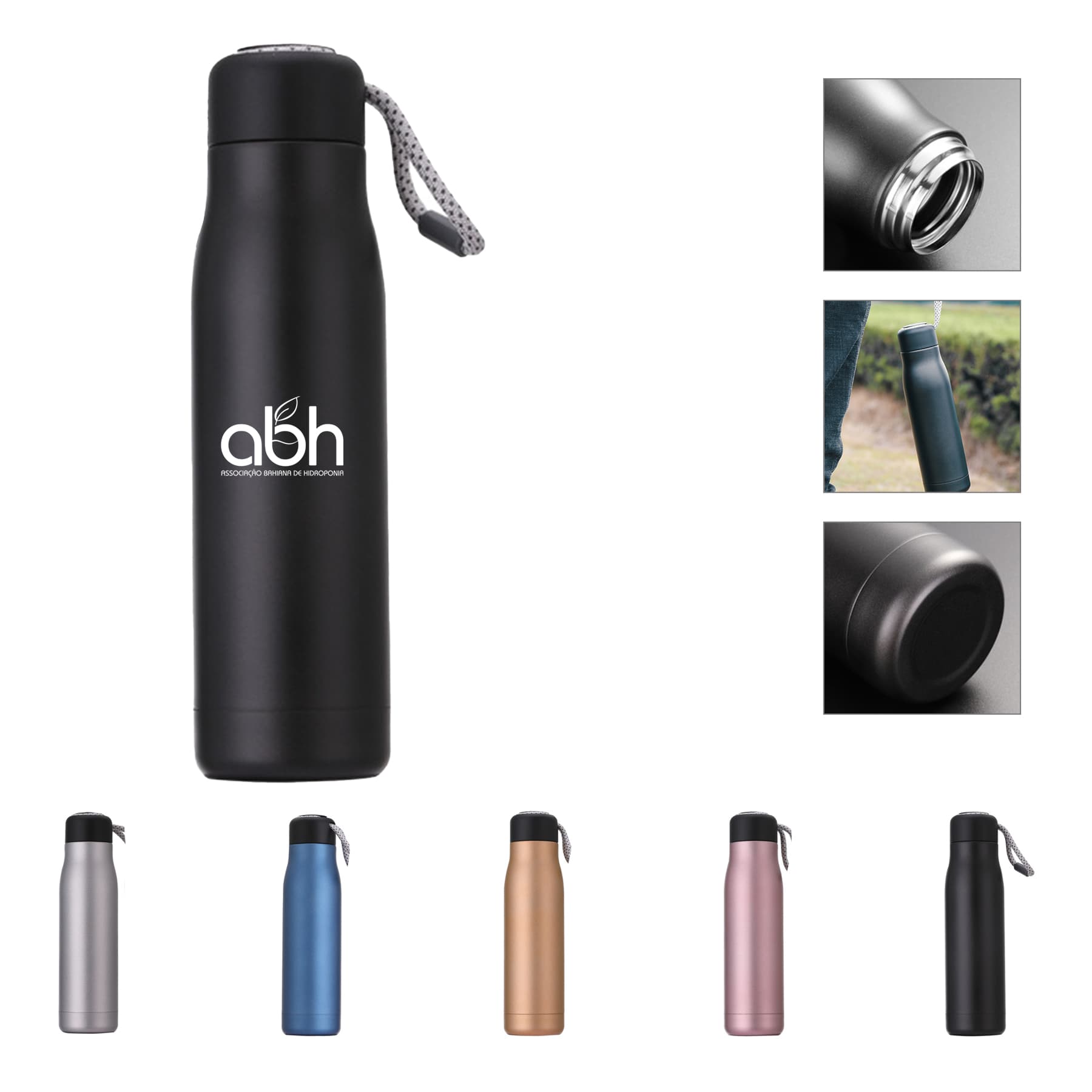 Fitness Stainless Steel Insulation Kettle 20oz