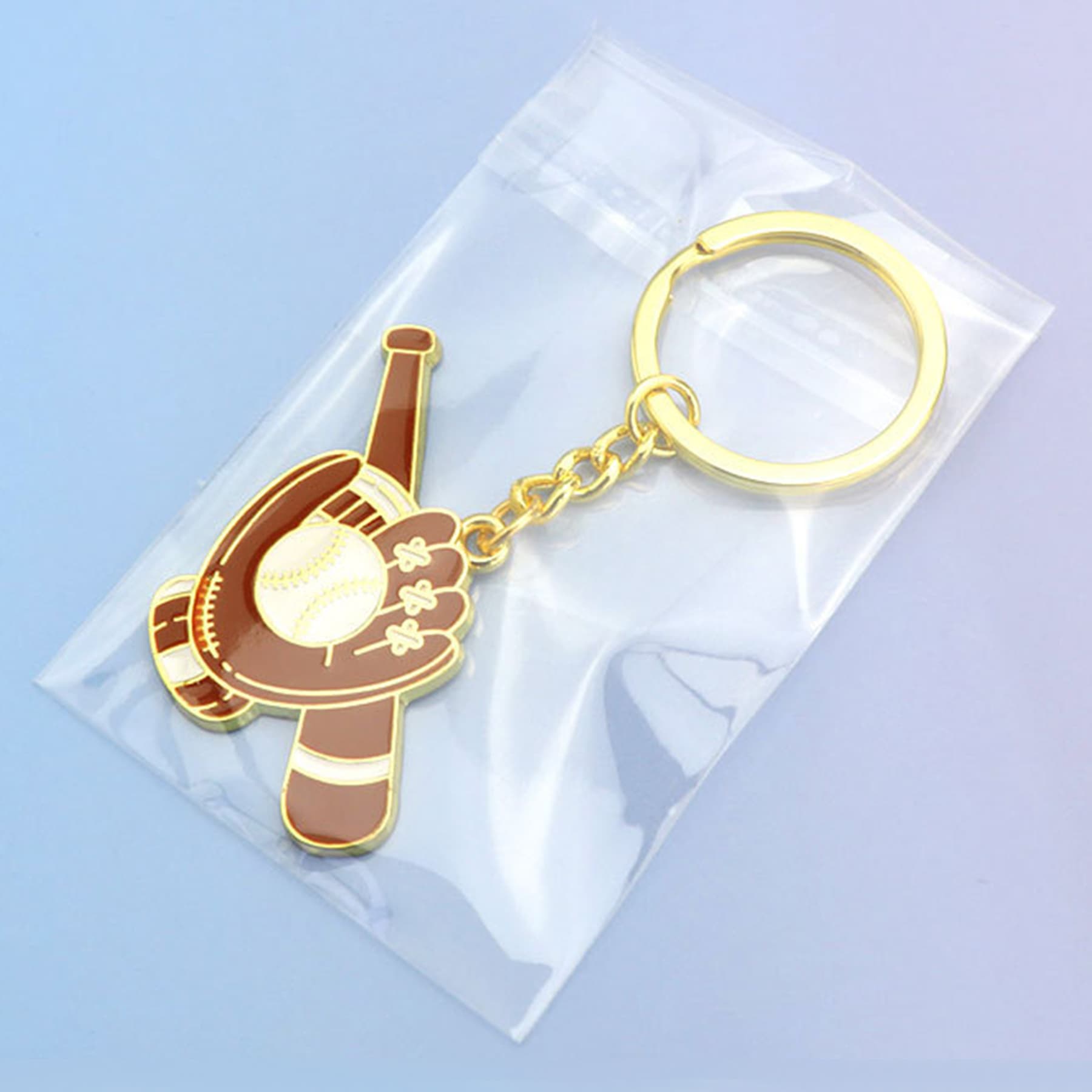 2025 Metal Baseball Keychain