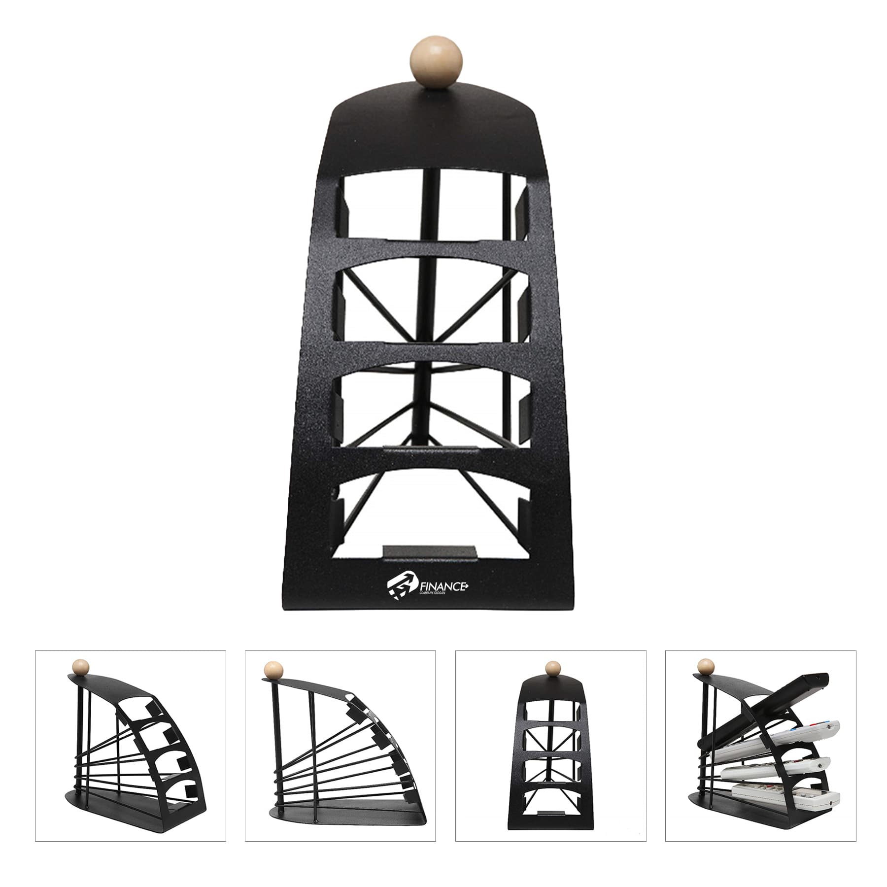 Metal Remote Control Storage Rack