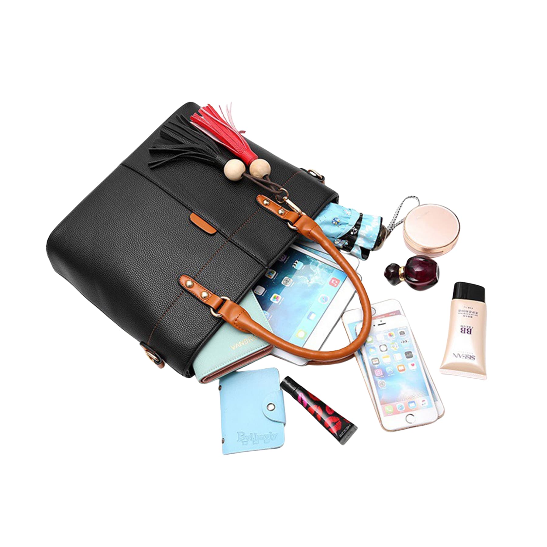 Leather Laptop Tote Bag