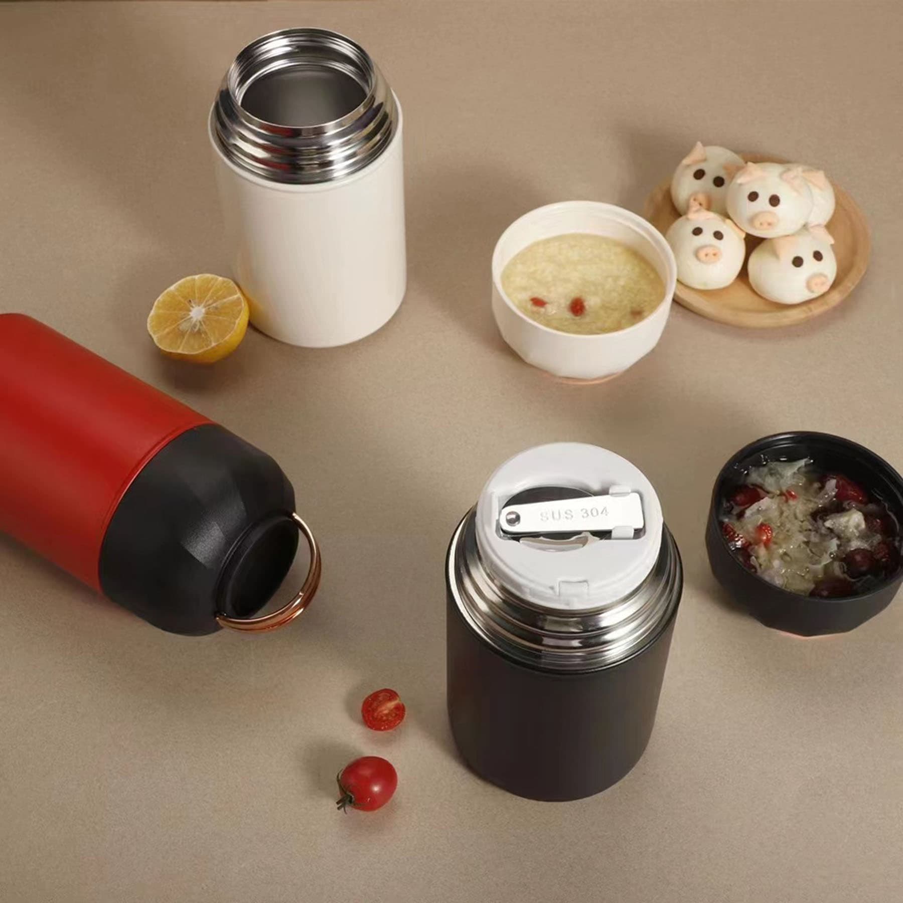 Leak Proof Insulated Lunch Box with Spoon