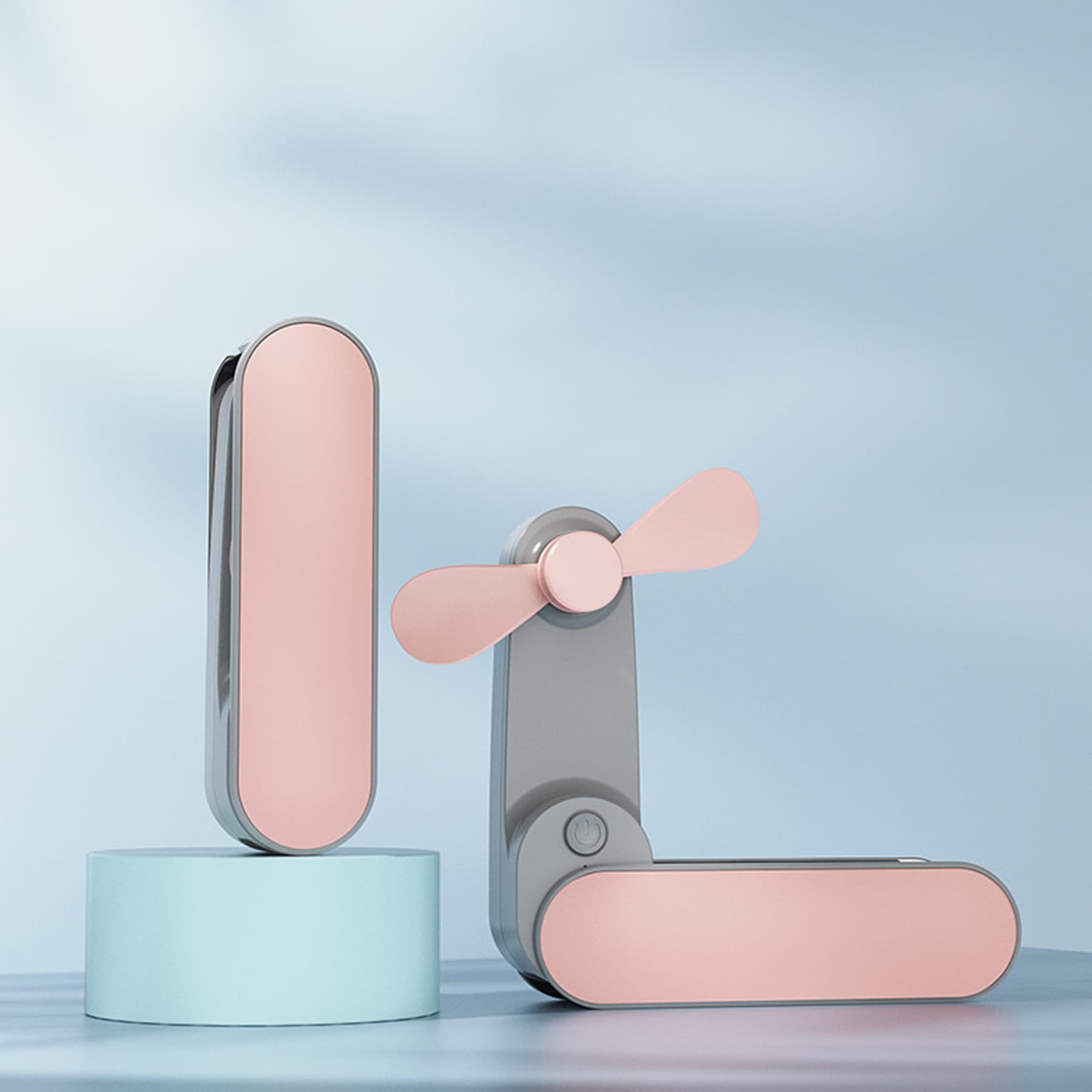 Rechargeable Foldable Handheld Fan