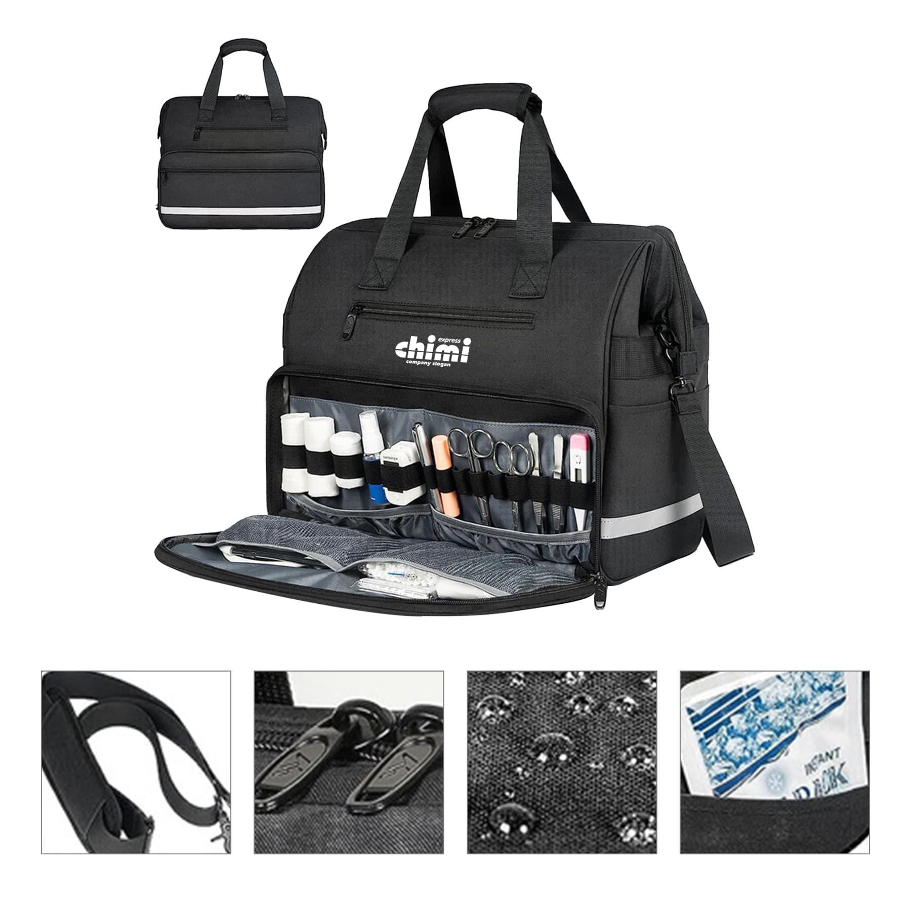 Medical Nurse Supplies Bag Portable First Aid Health Pack