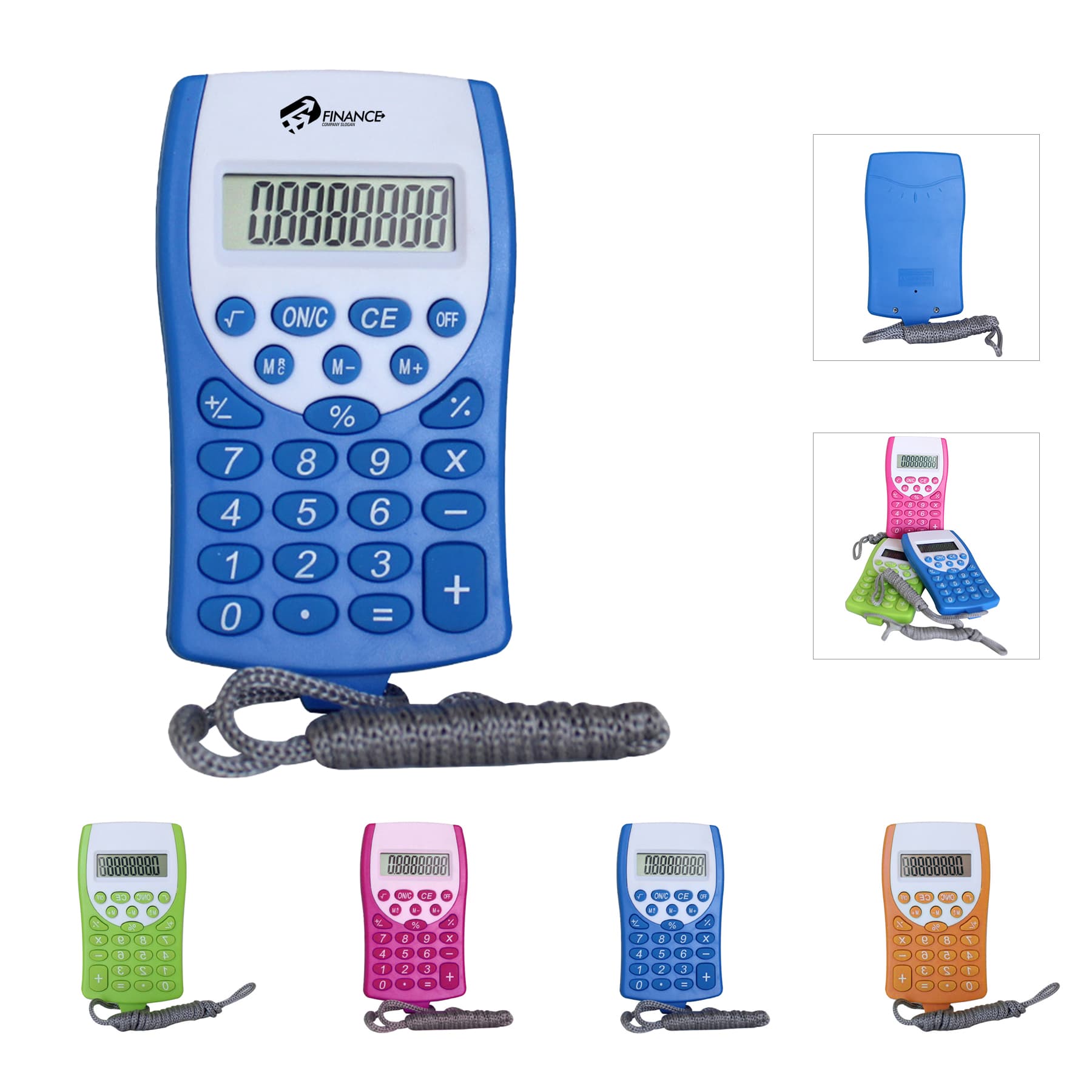 Mini Calculator with Lanyard,8 Digits Calculator