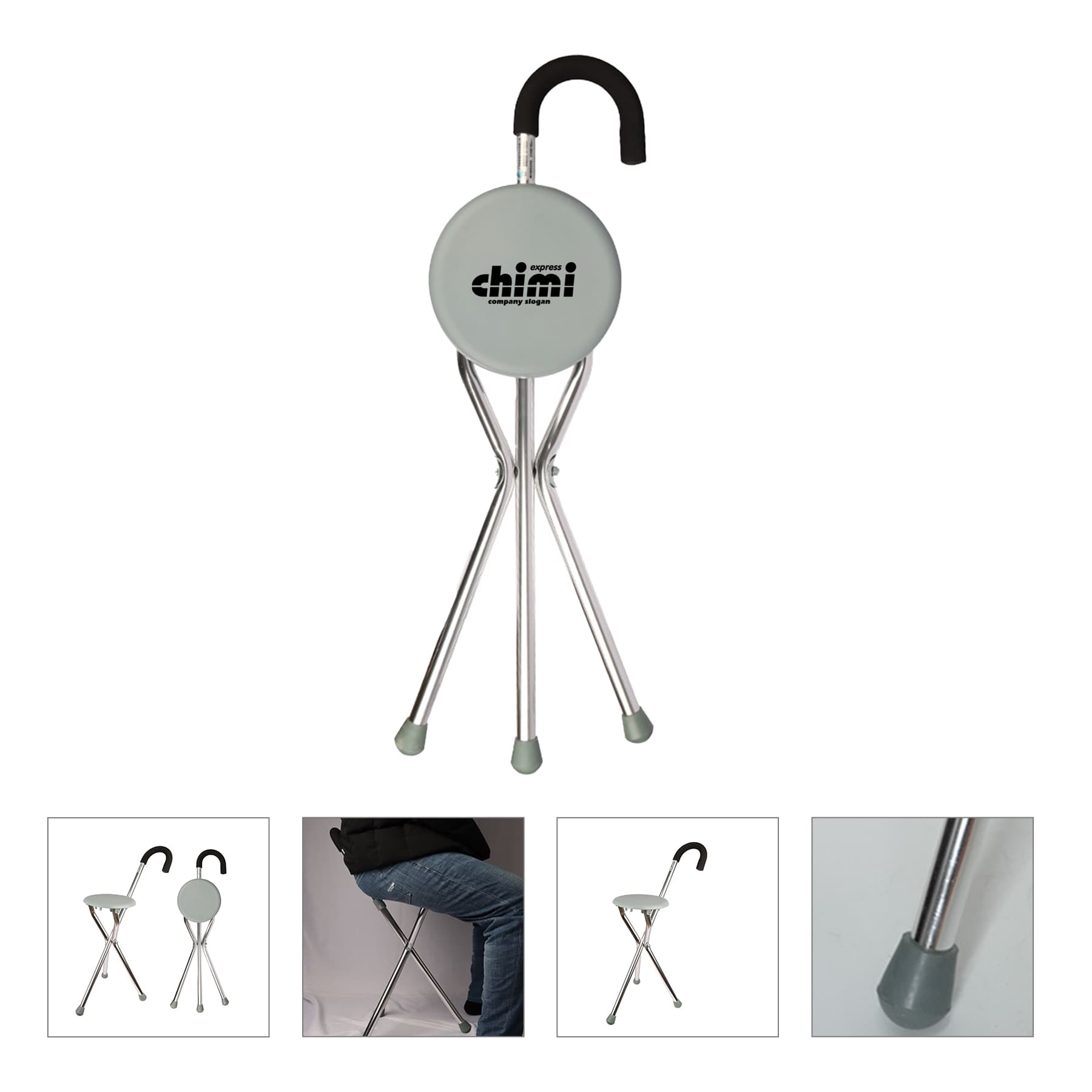 Folding Crutch Chair