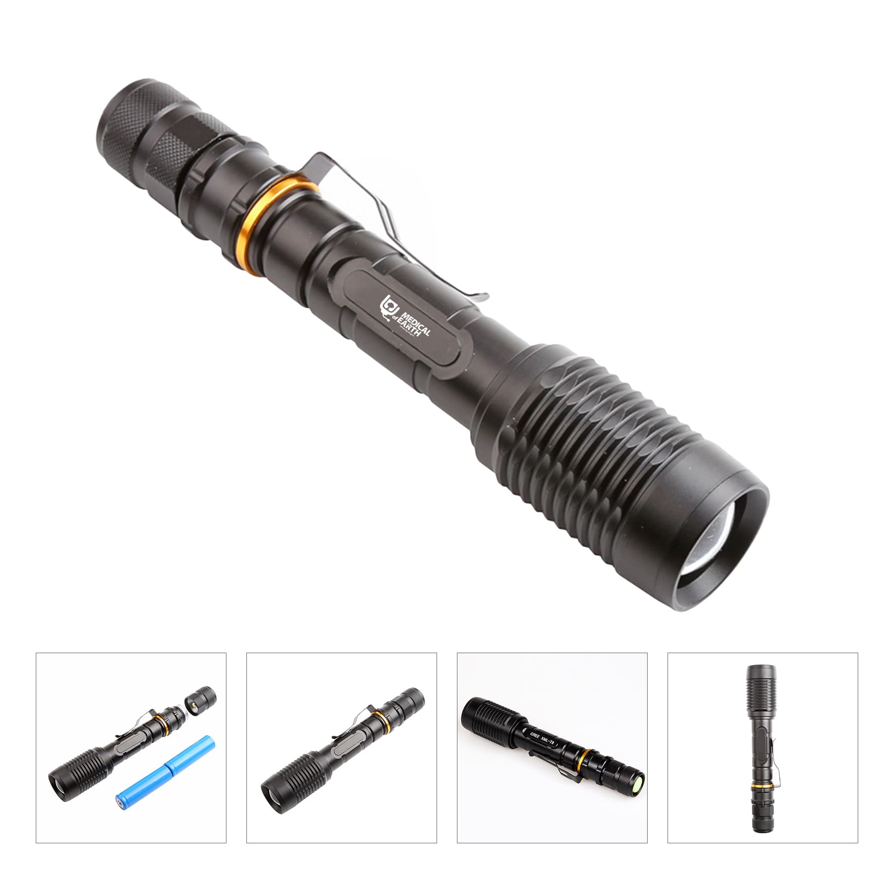 Outdoor Long-range Tactics Flashlight