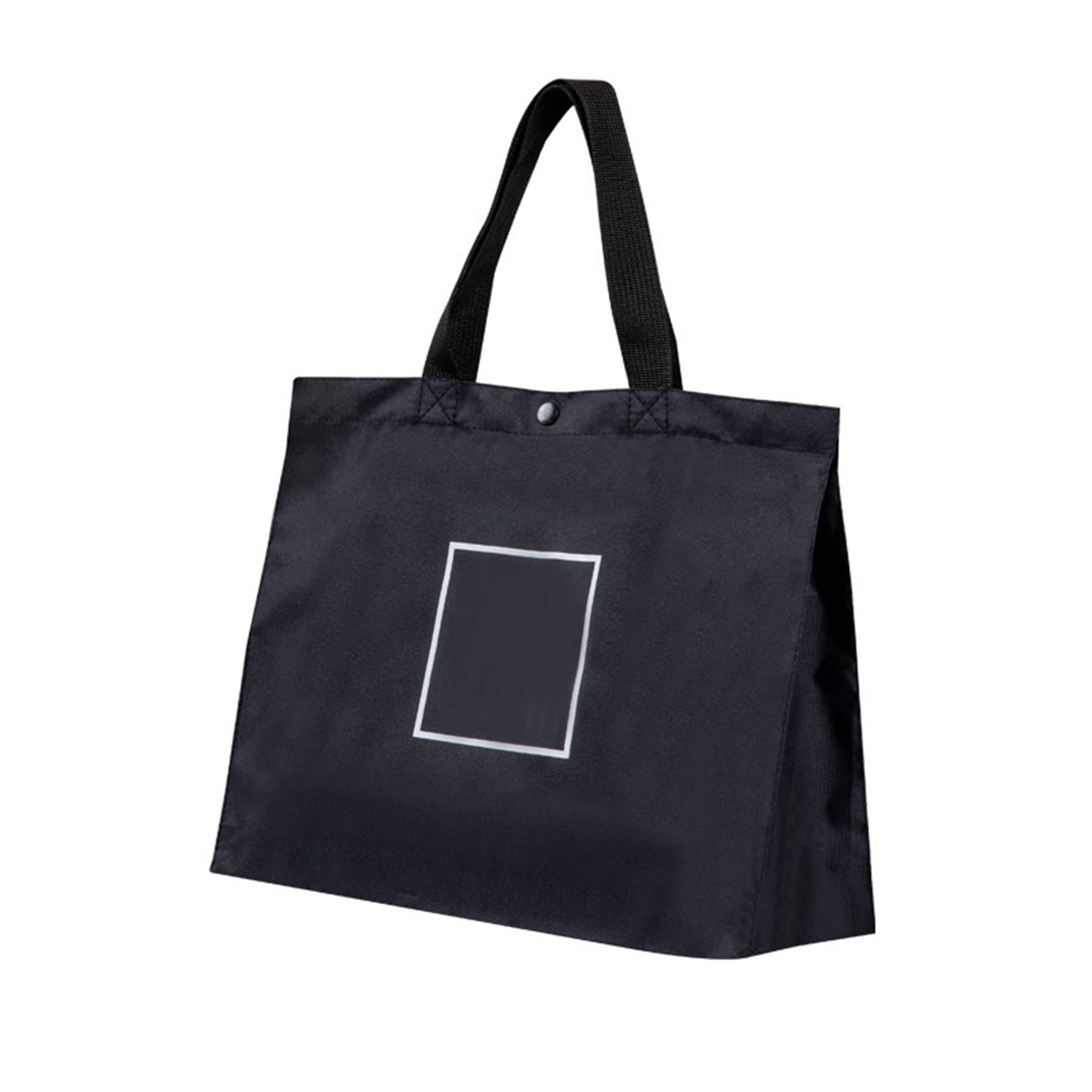 Oxford cloth shopping bag travel black eco-friendly