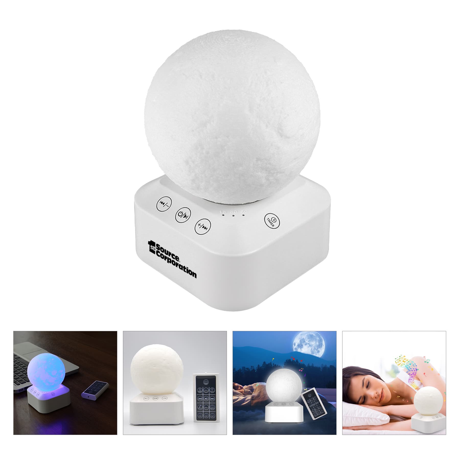 7 Color Lights Music Sleep Machine With Remote Control