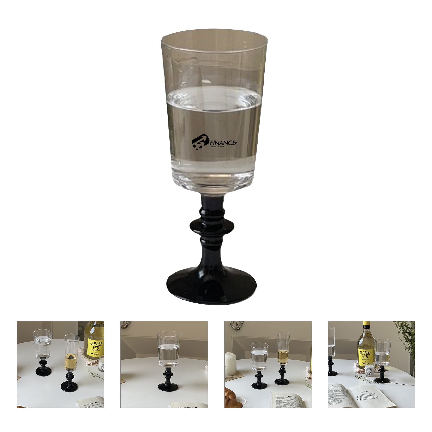 Stemmed Wine Glasses