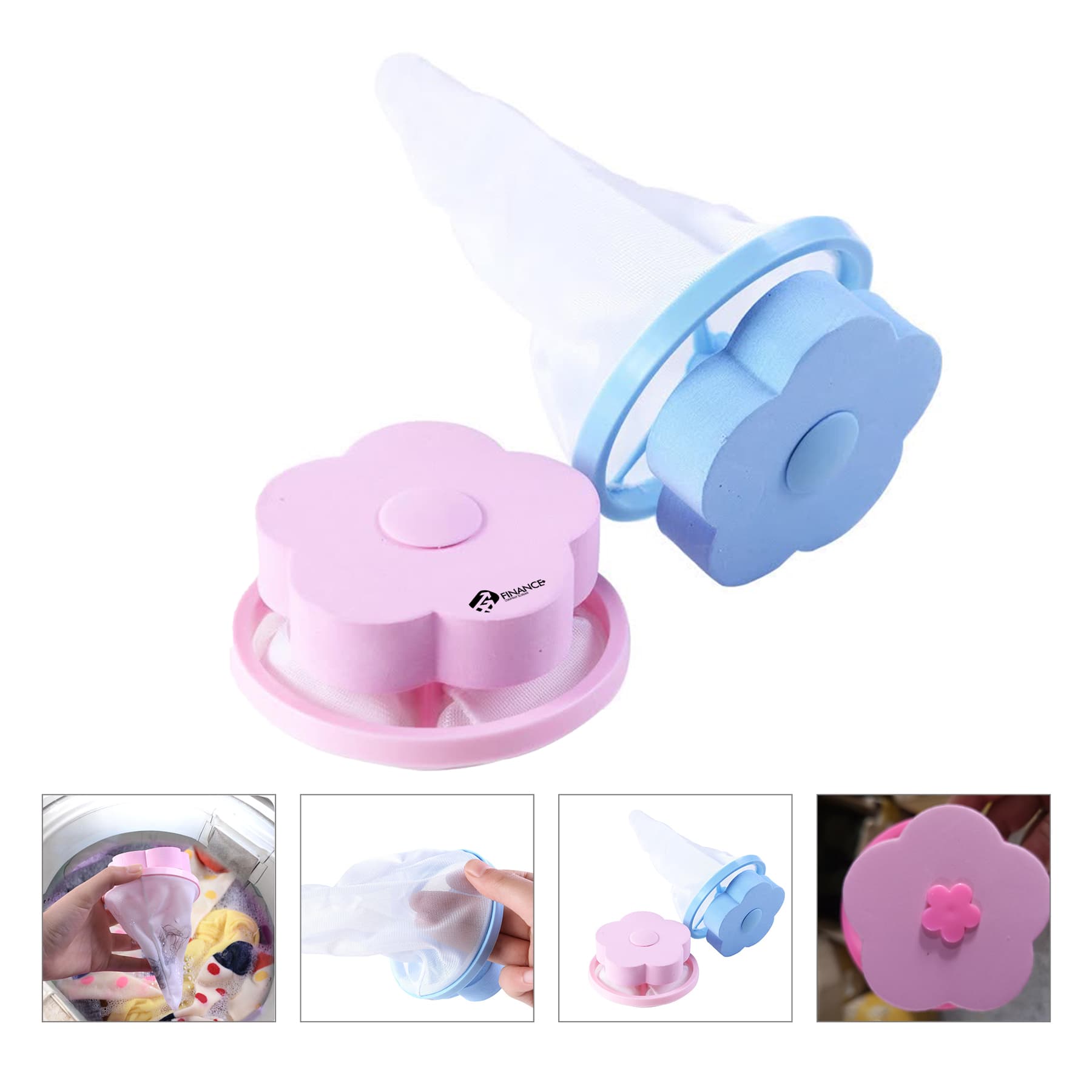 Washing Machine Floating Velvet Net Bag