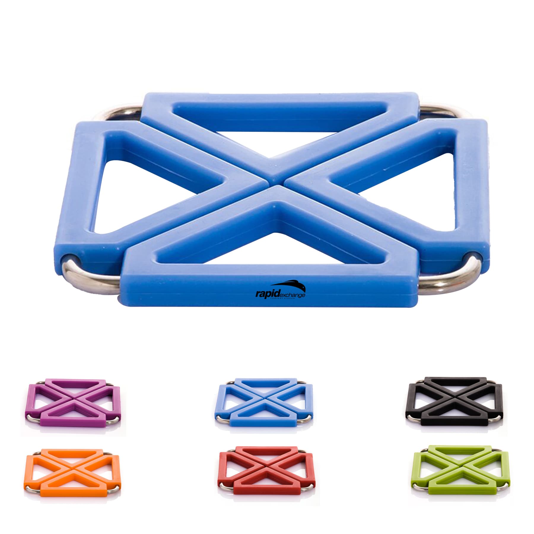 Six-color thermal insulation silicone plate mat