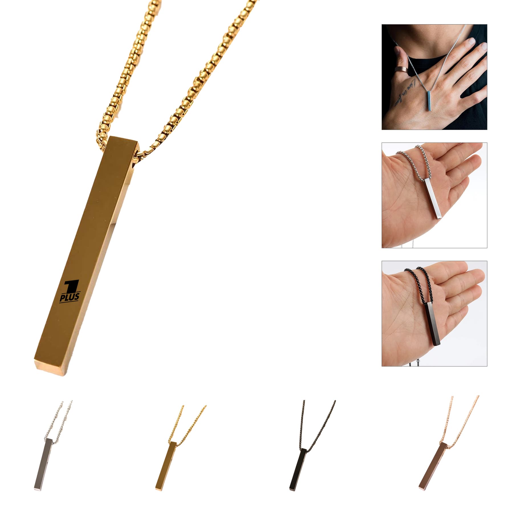 Stainless Steel Pendant Necklace