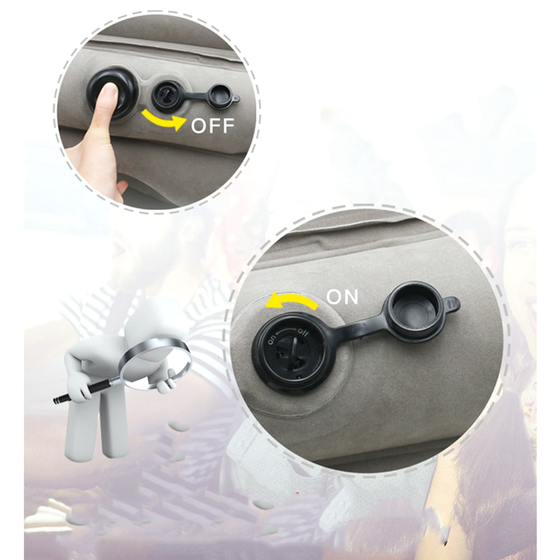 Inflatable Travel Pillow