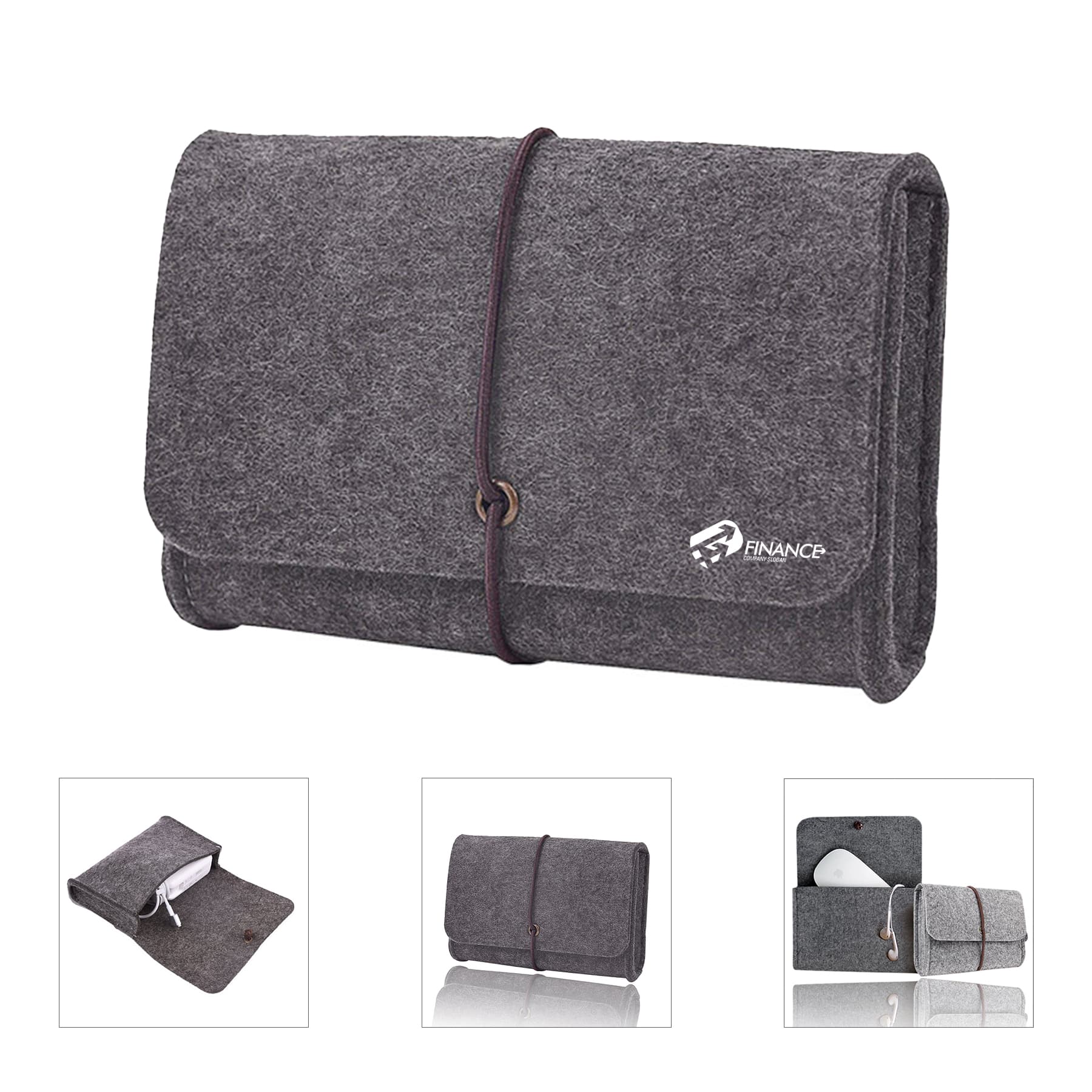 Storage Pouch Bag for Accessories Wireless Mouse Charger