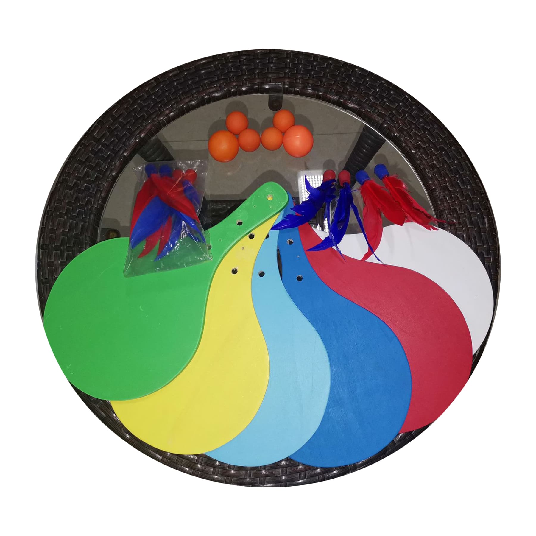 Wooden Paddle Beach Summer Ball Game