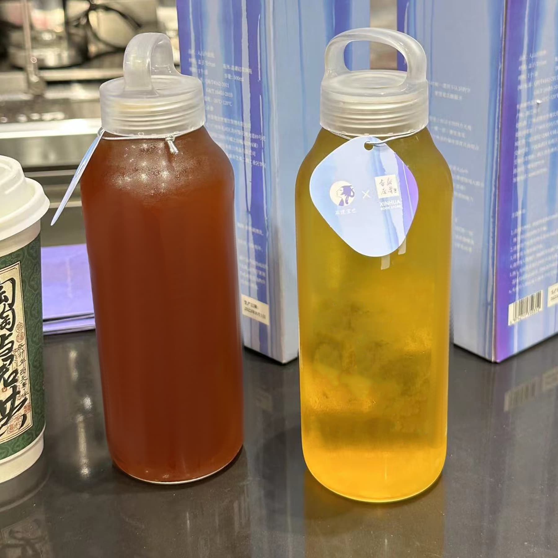 17oz Tritan Lid High Borosilicate Glass Bottle