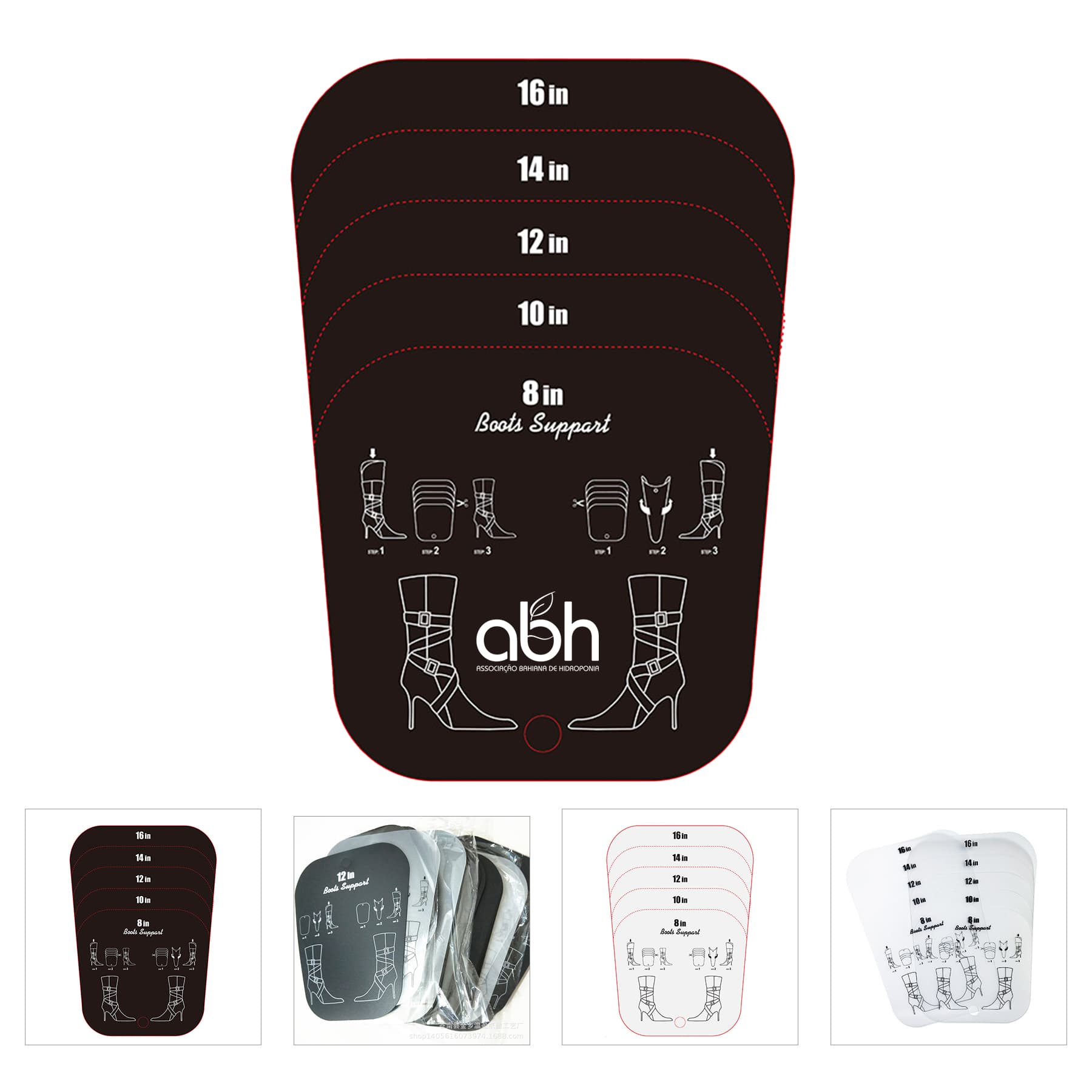 Custom Reusable Plastic Boot Shaper Form Inserts