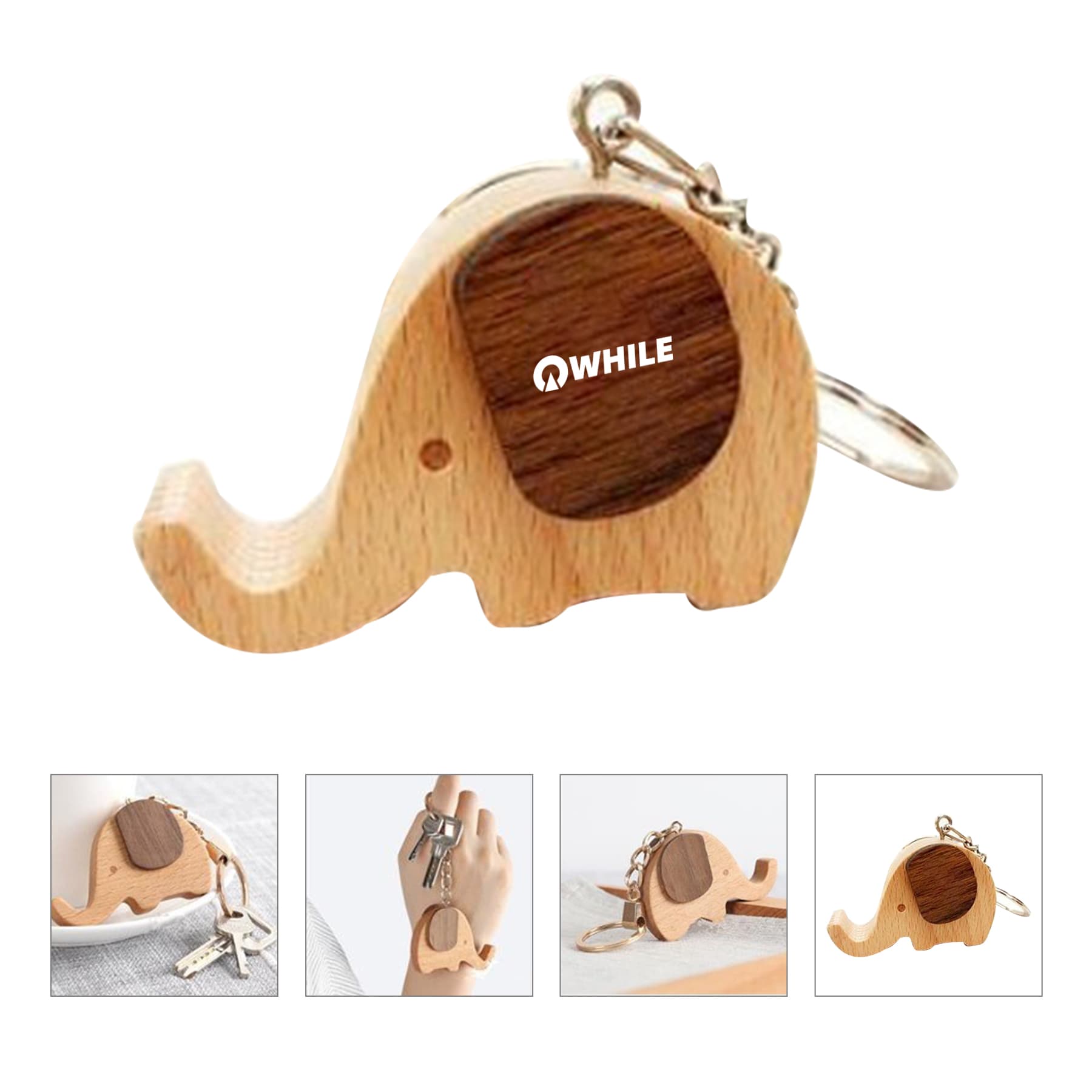 Elephant Phone Stand Pendant Keychain