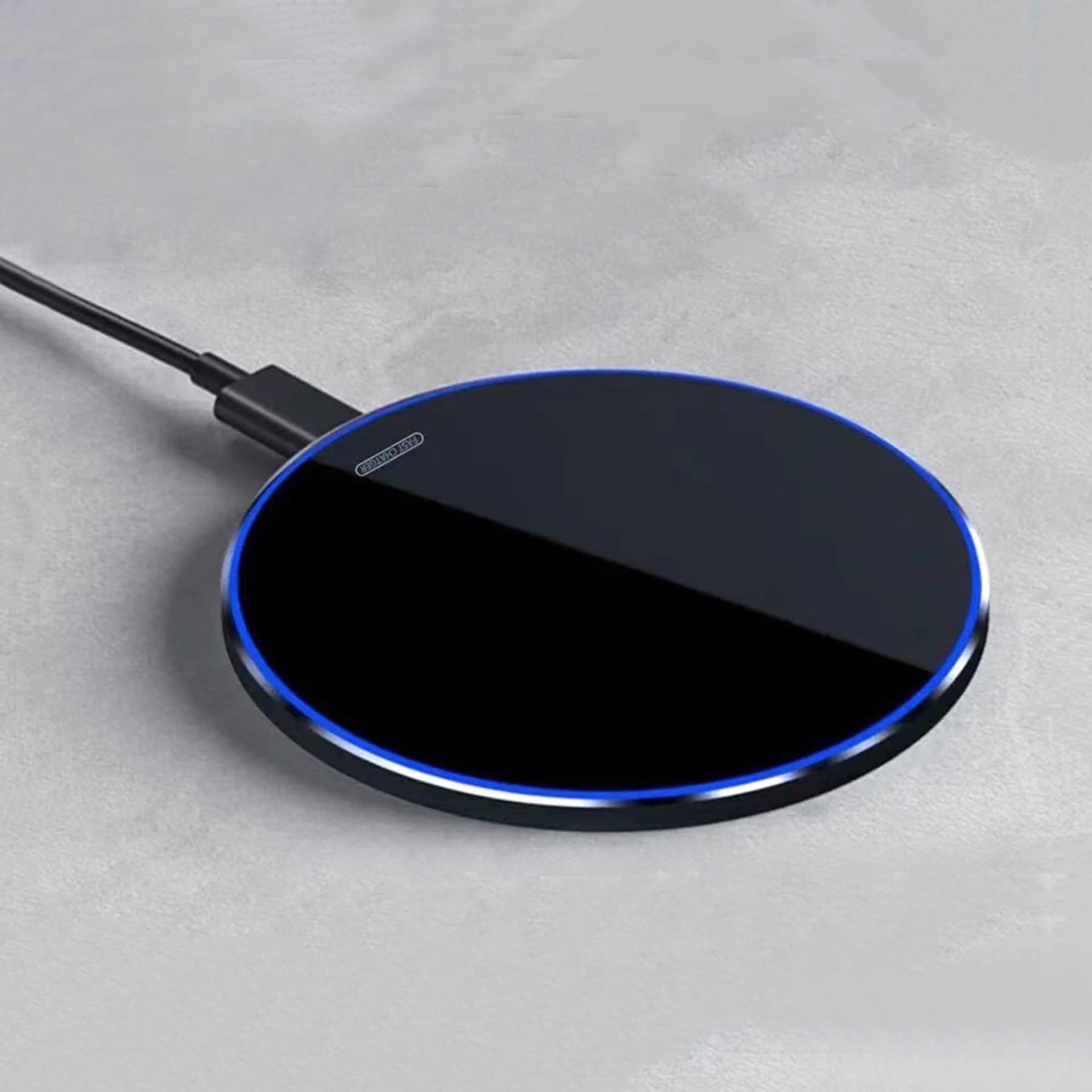 Tempered glass surface wireless charger