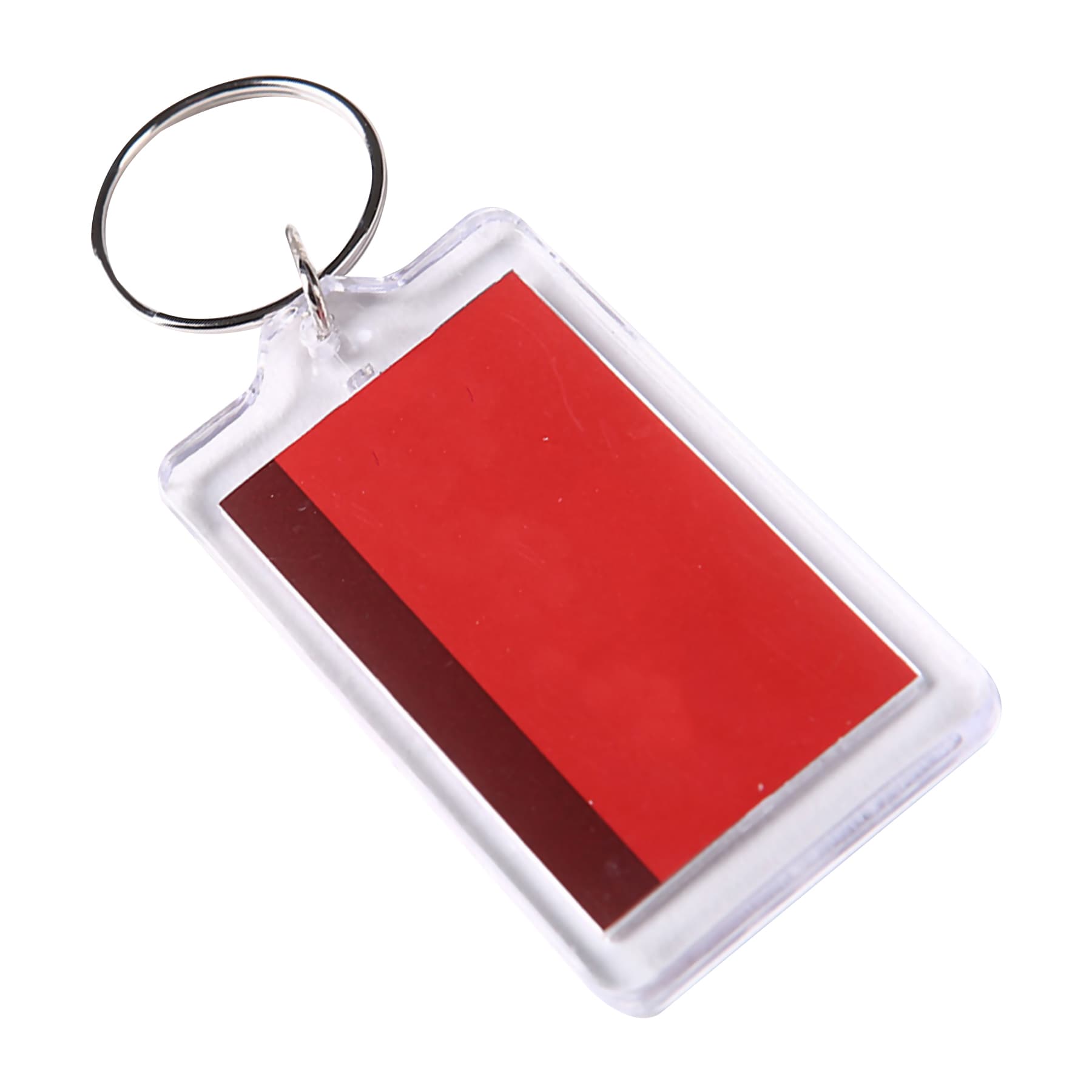 Rectangle Acrylic Photo Insert Keytag