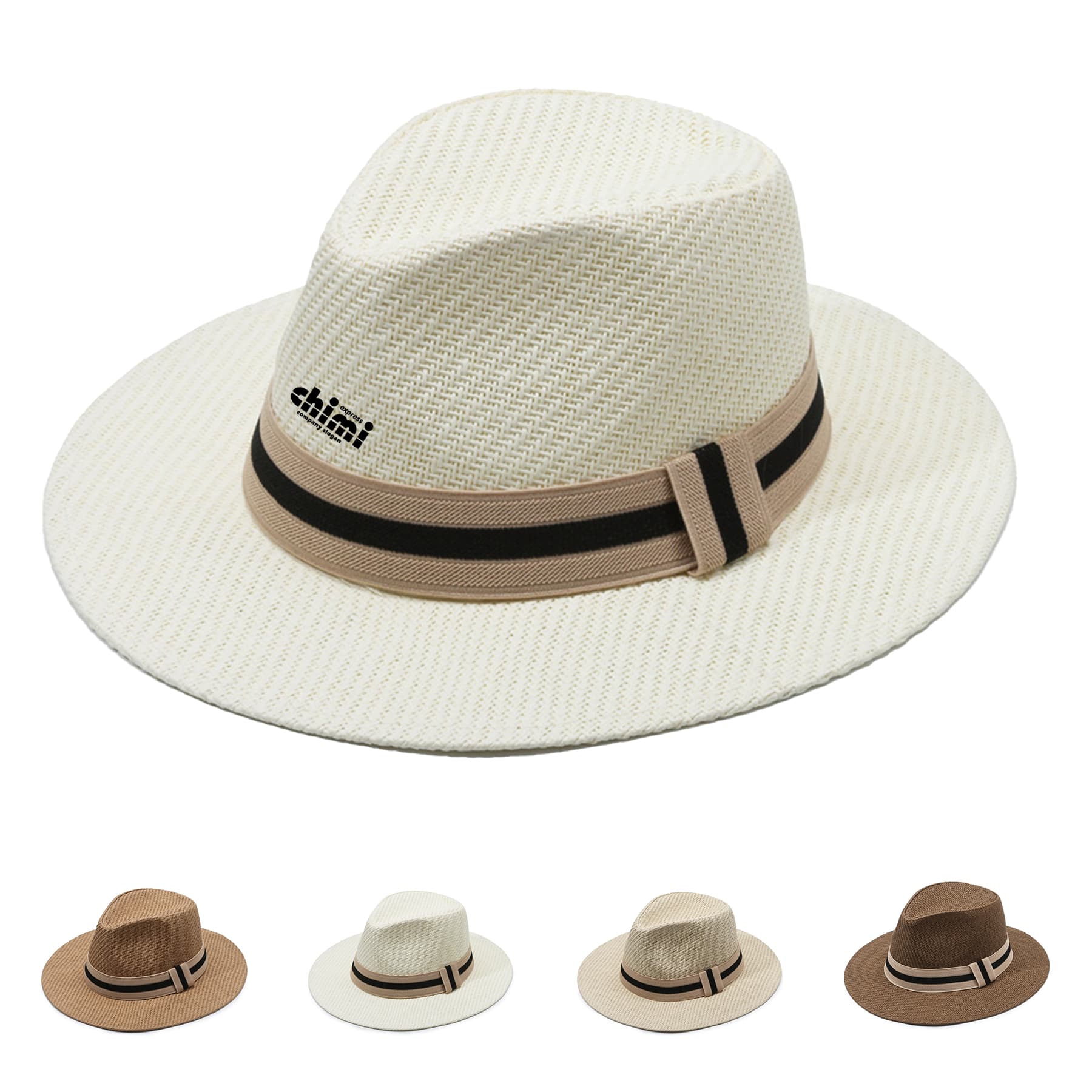 Flat Top Straw Hat