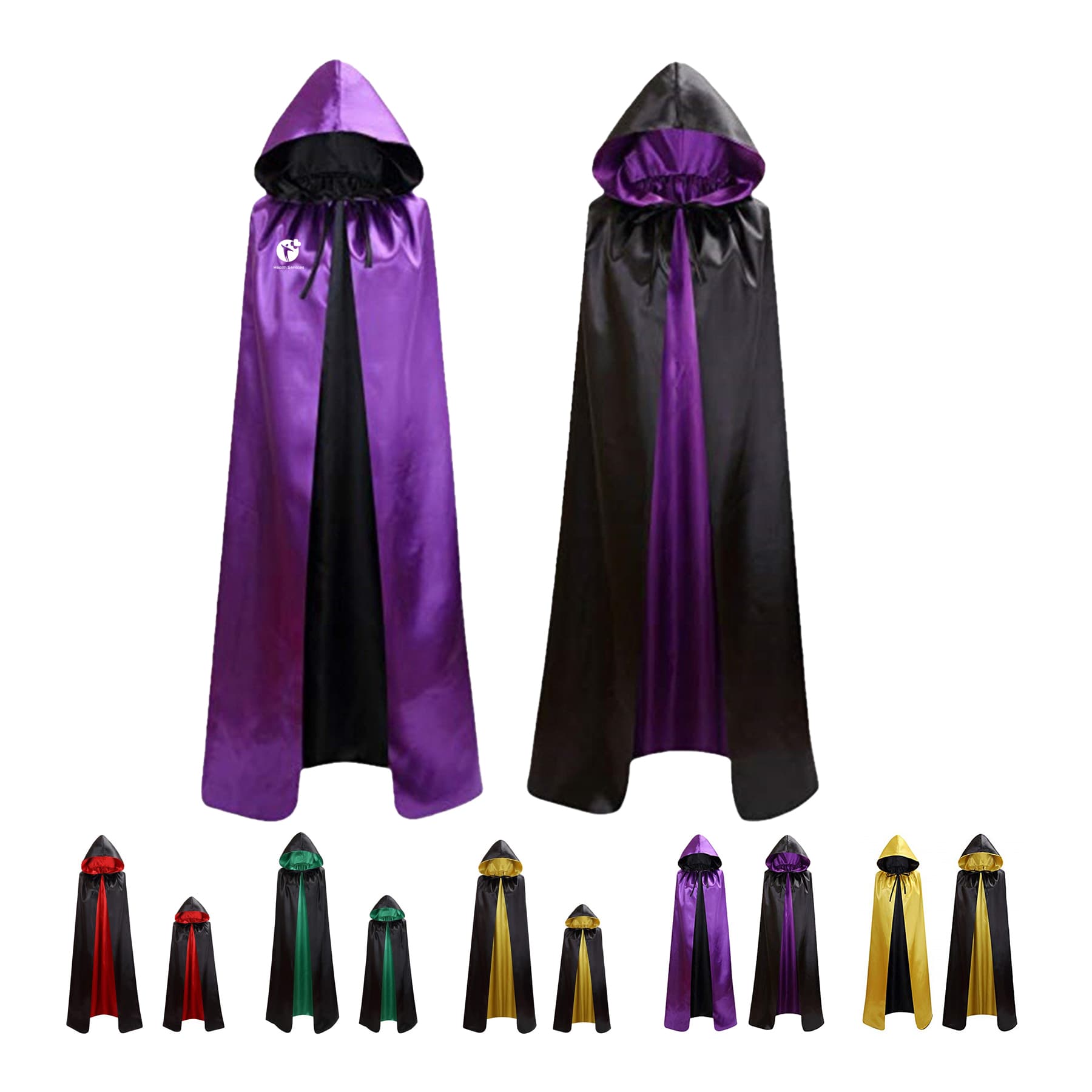 Halloween Vampire Cloak Cape Adult or Kids