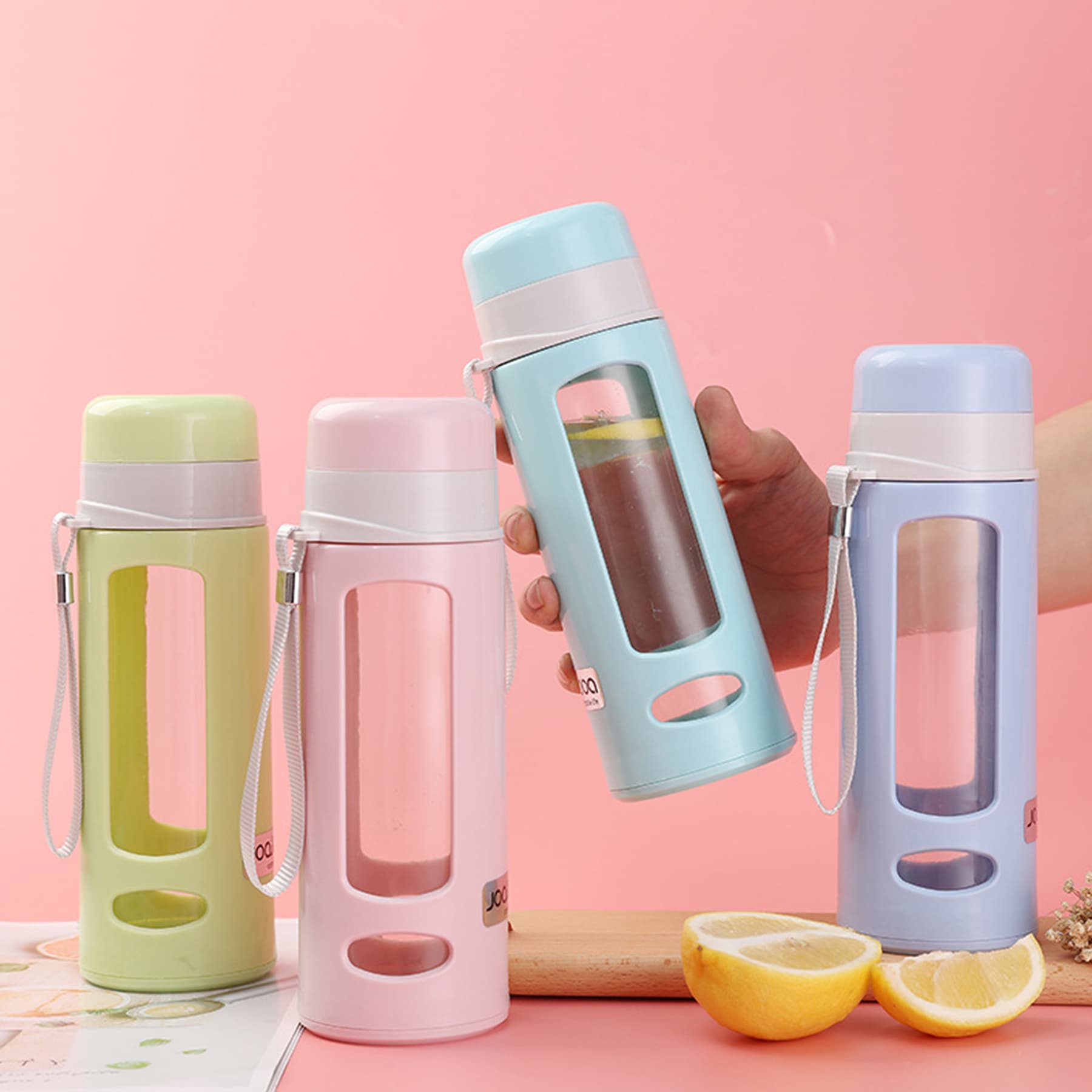 Wide Mouth Glass Bottle