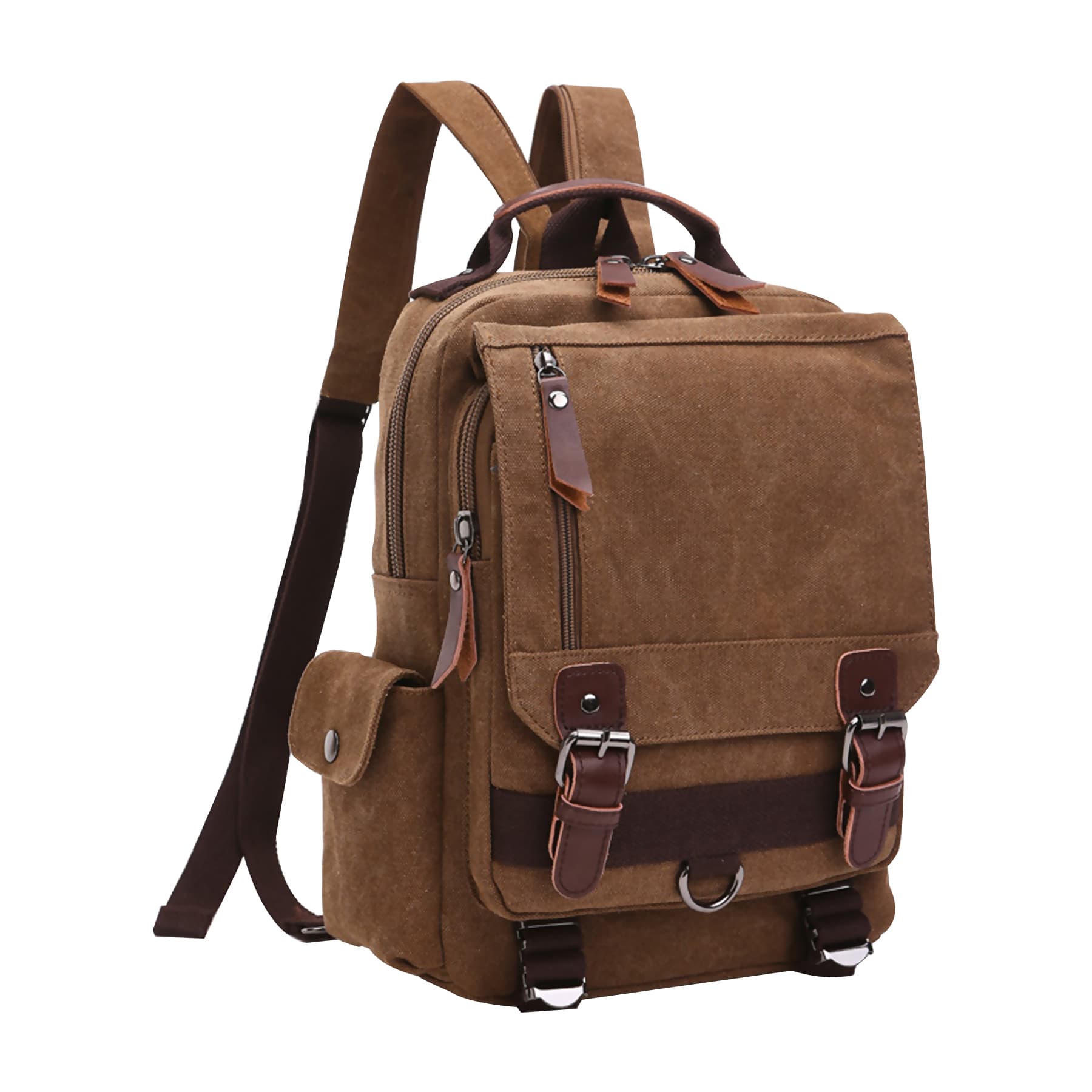 Canvas Messenger Backpack