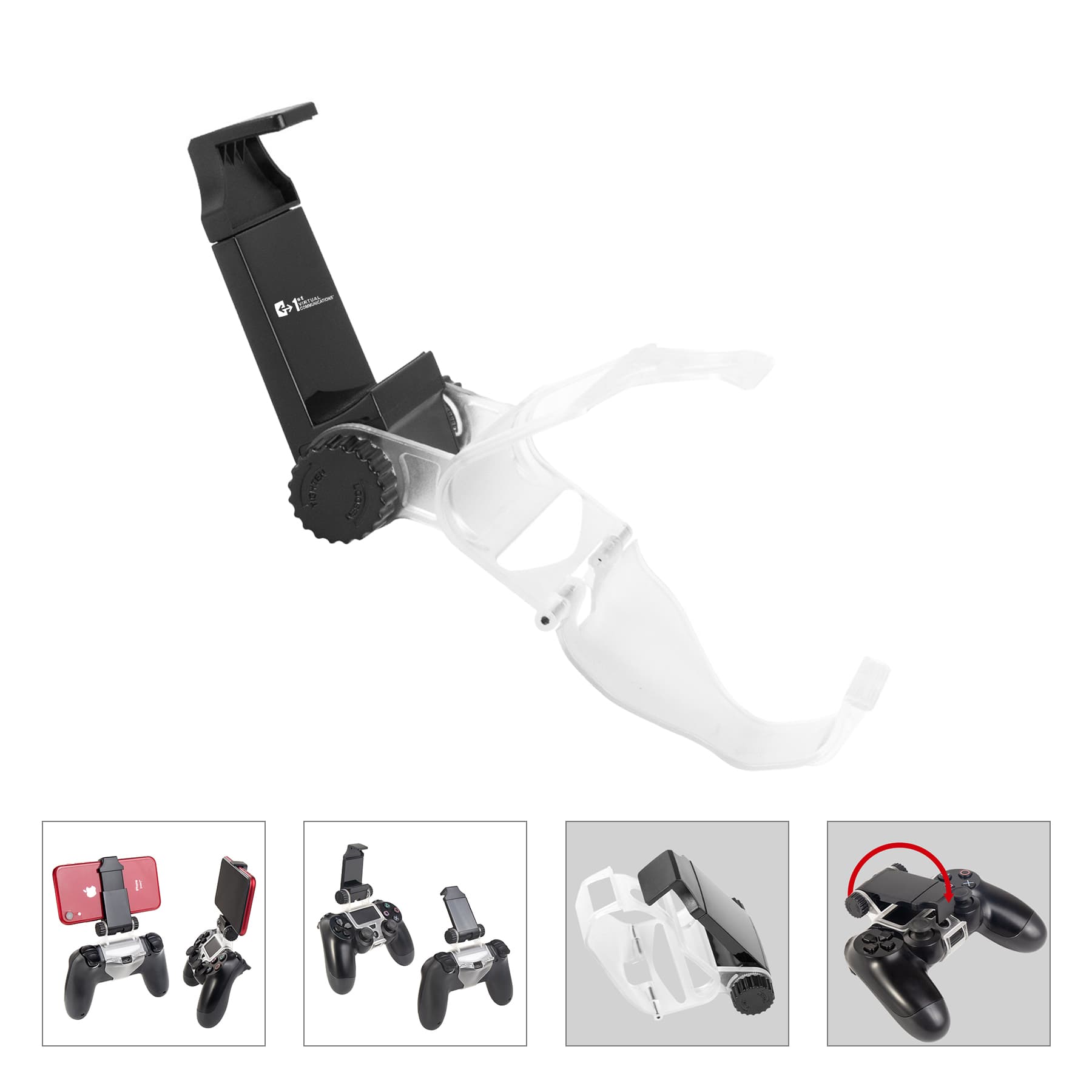 PS4 Game Controller Clip Holder Clamp Mount