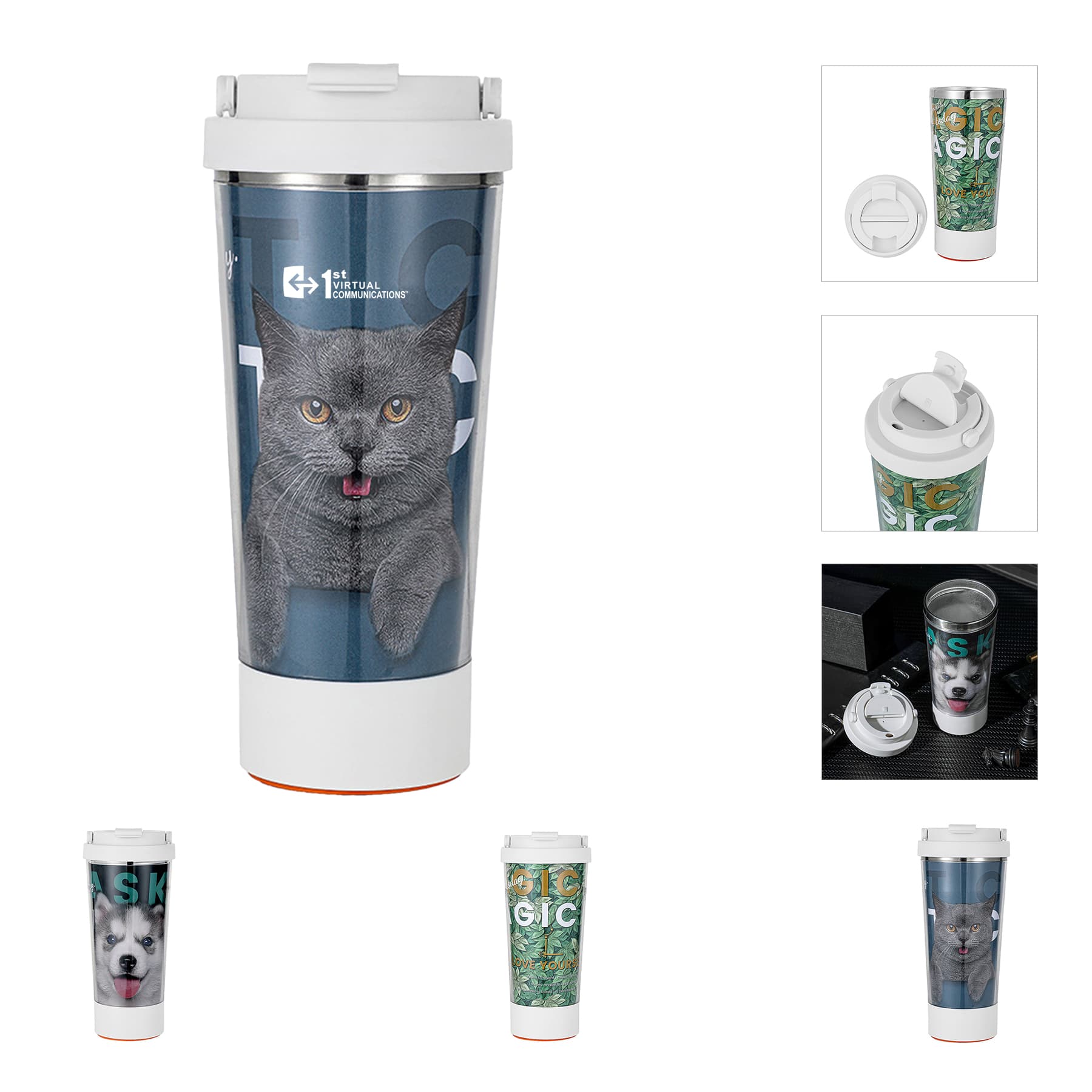 16.9oz DIY Stainless Steel Photo Tumbler
