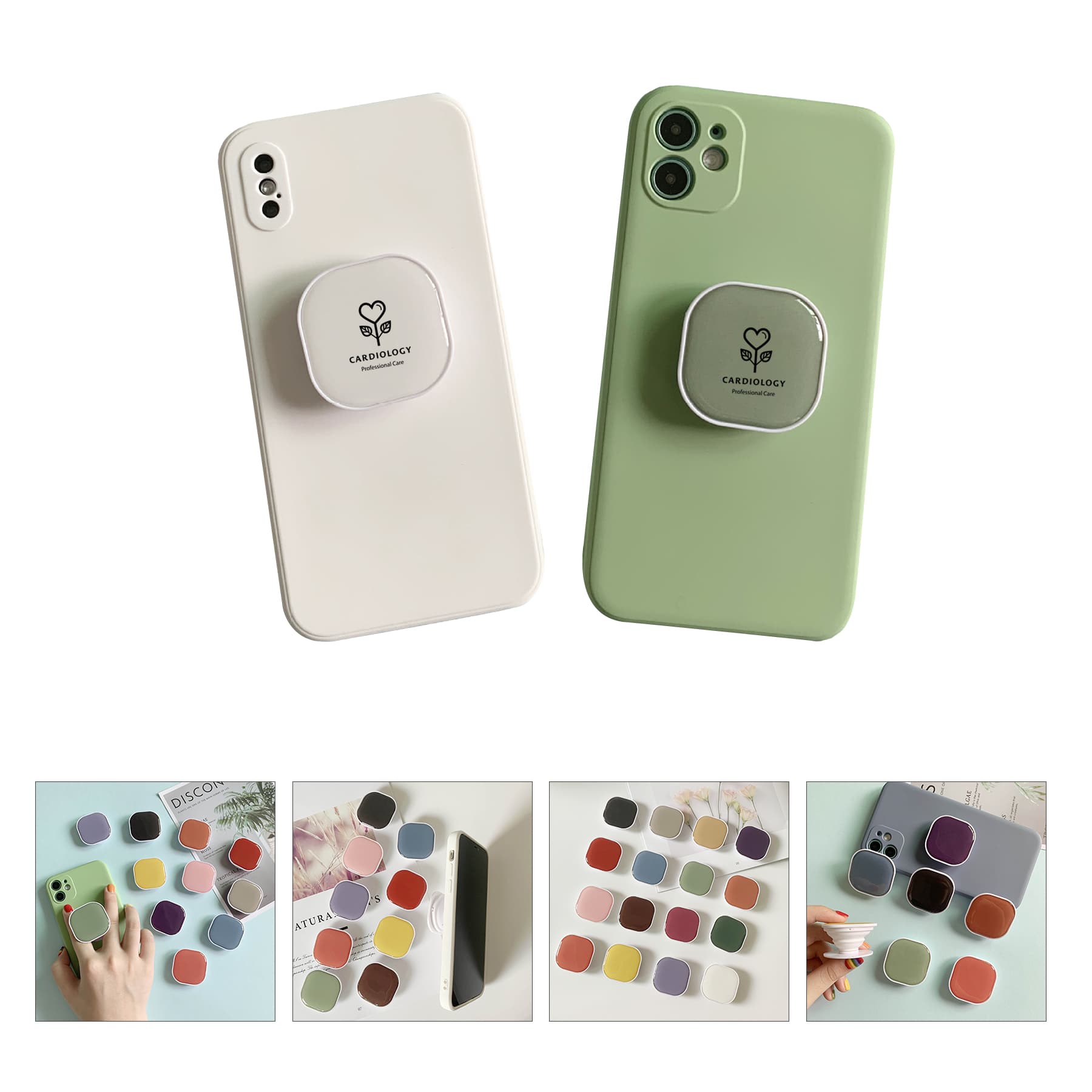 Fold Shrink Grip Phone Socket Holder