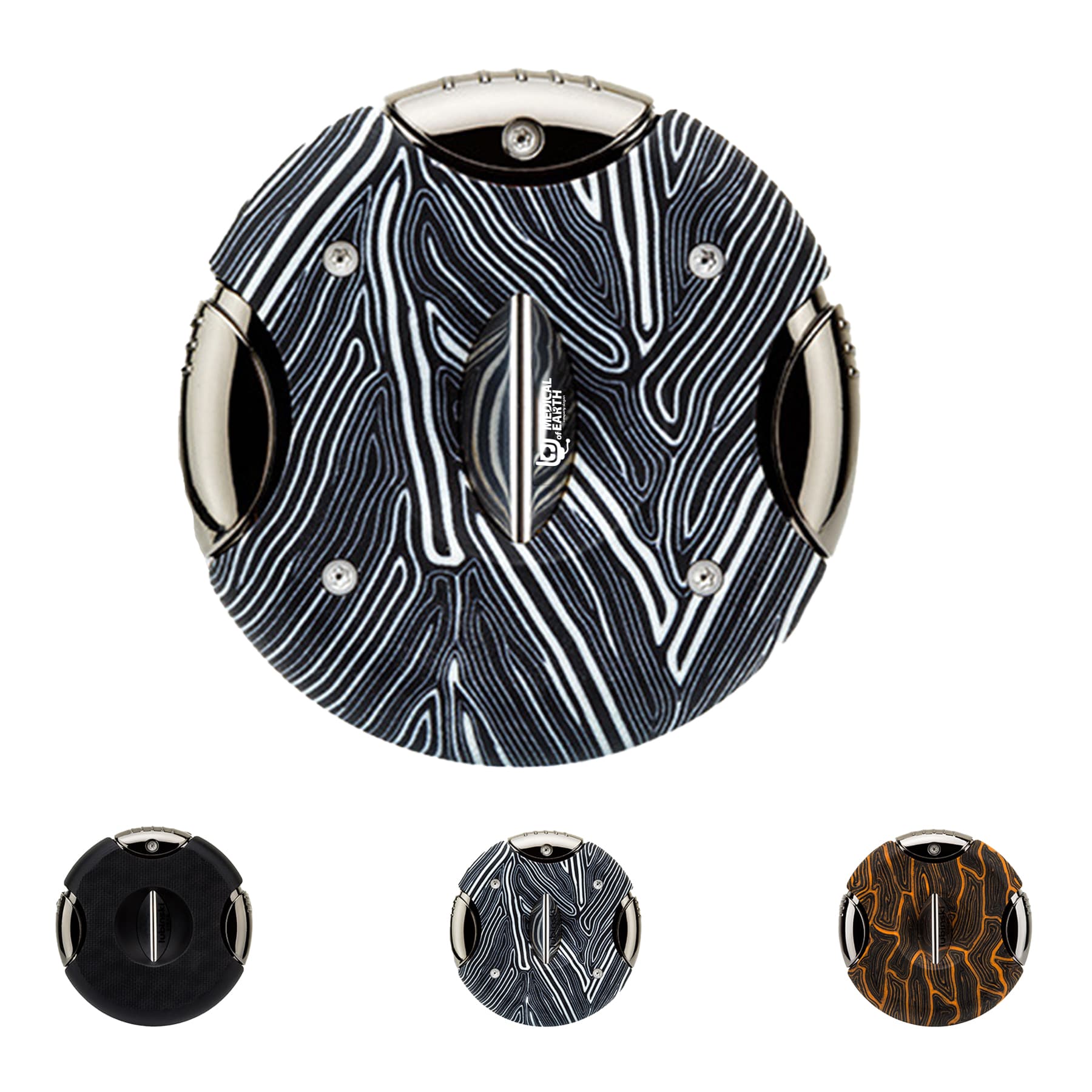 Round Semi-Automatic V-Cut Cigar Cutter