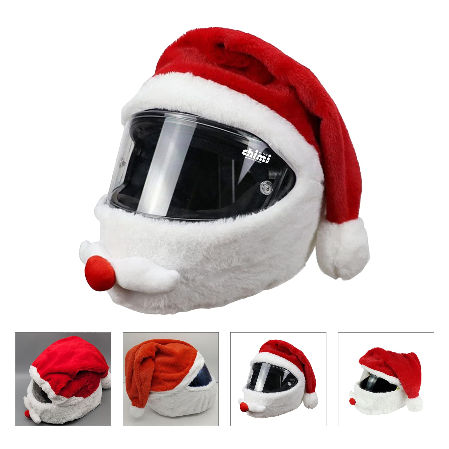 Chrismtas Motorcycle Helmet Cover
