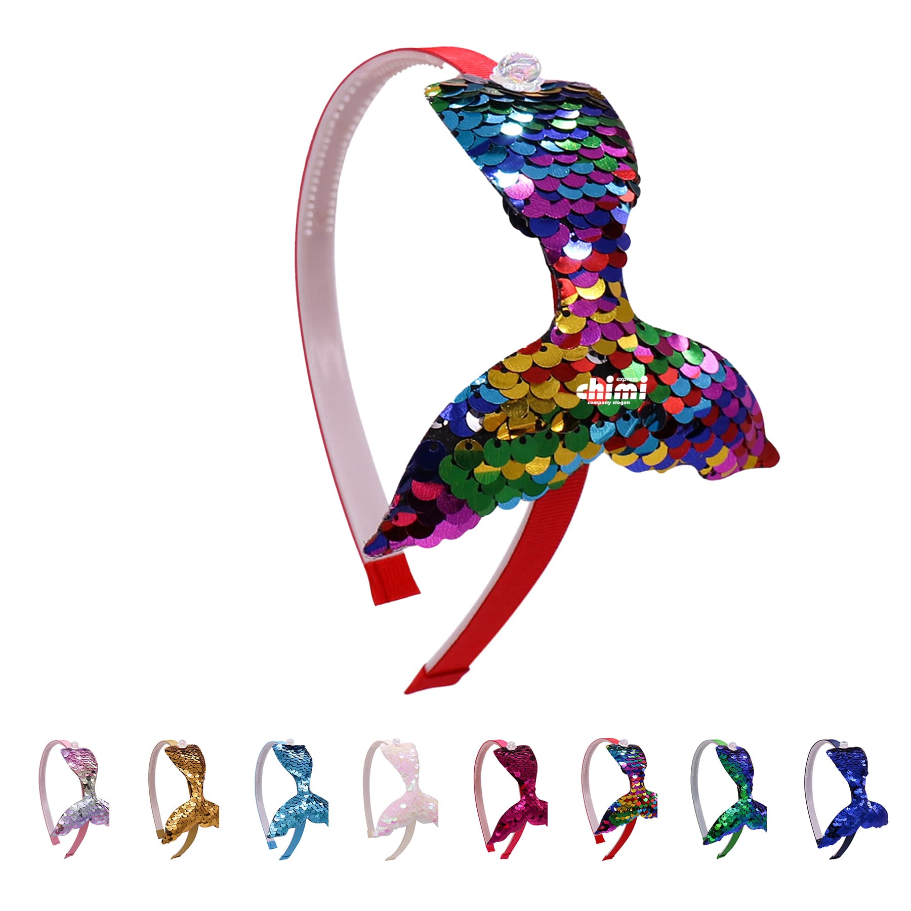 Ribbon Hair Bows Girls Headbands