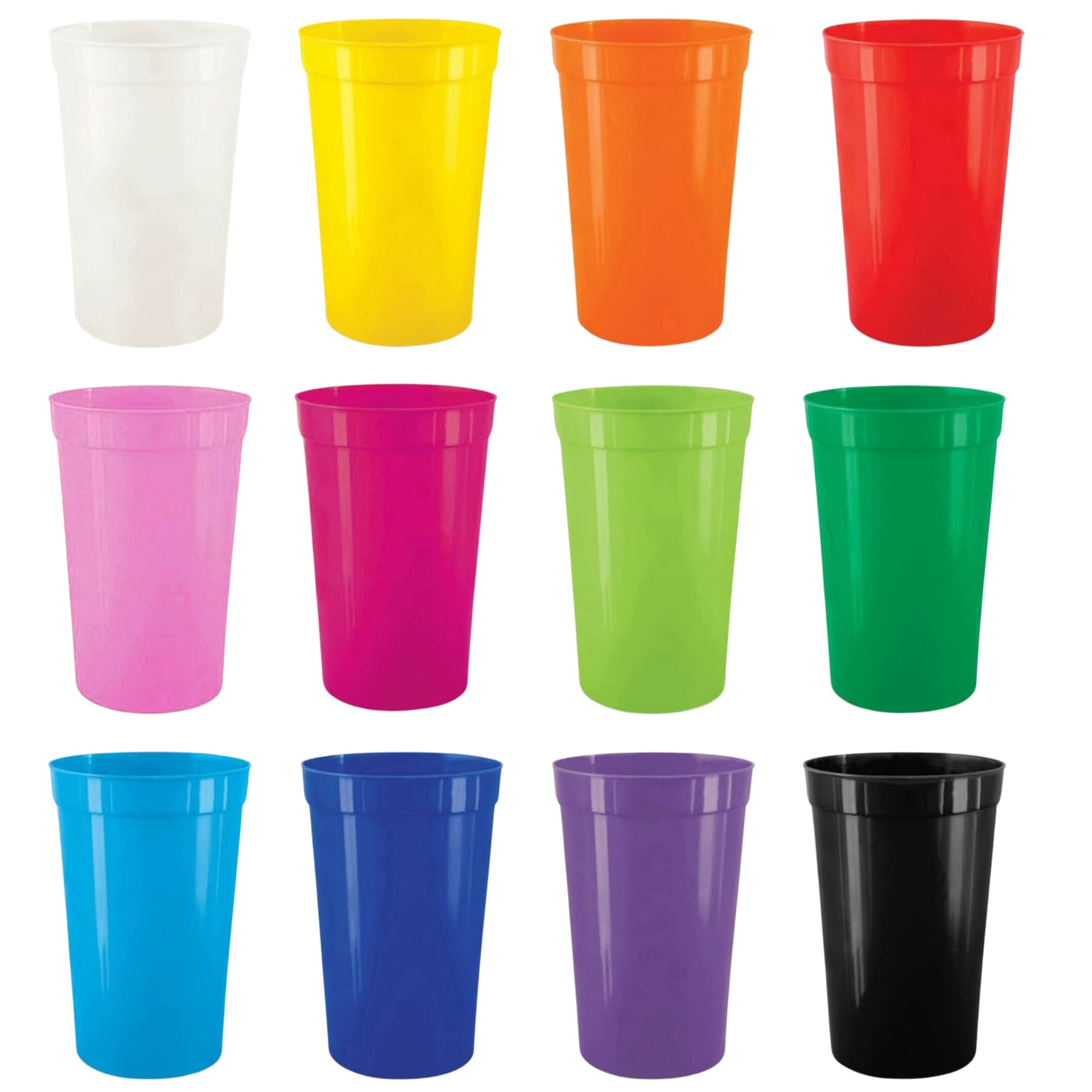 16 oz full color printed plastic cup