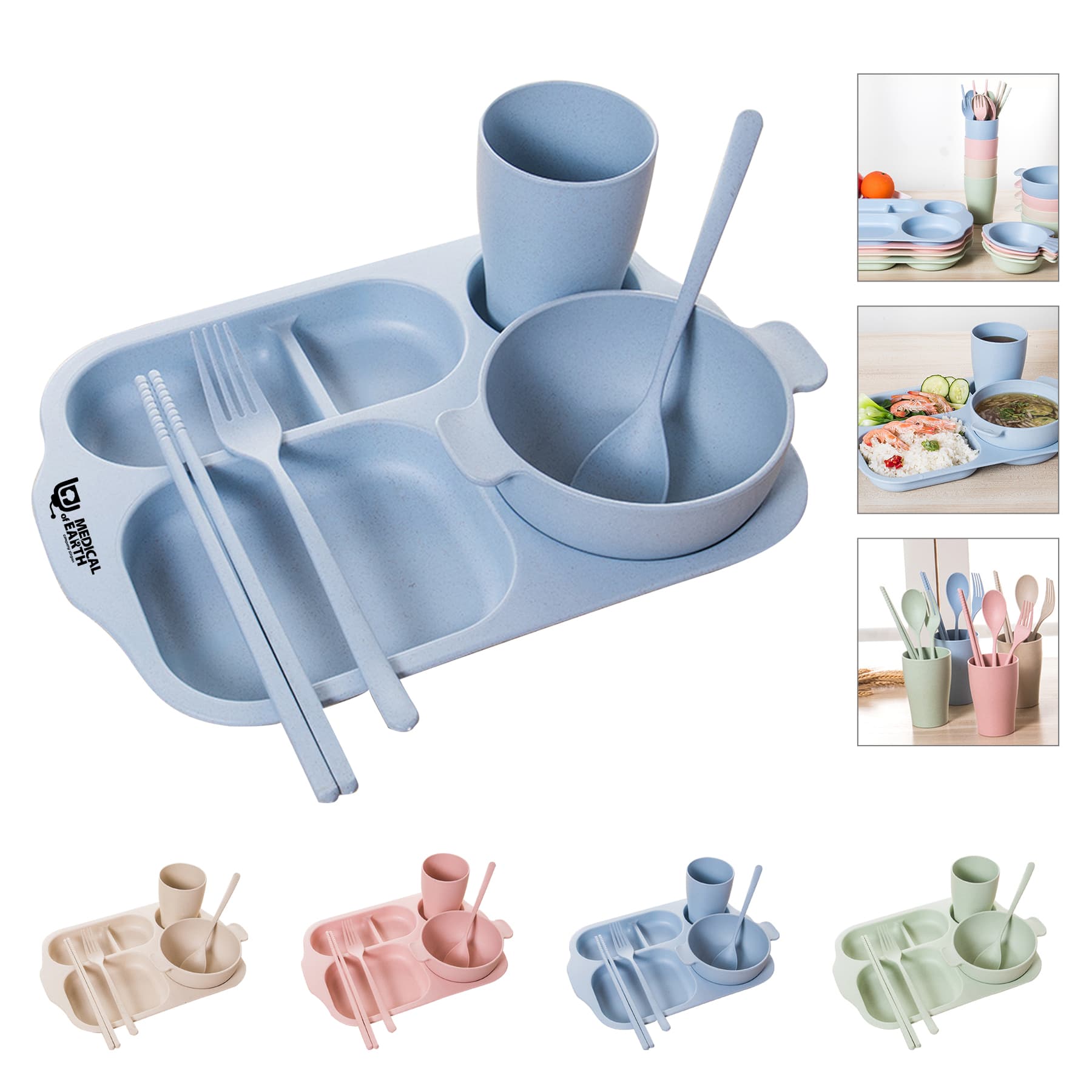 Wheat Straw Dinnerware Set