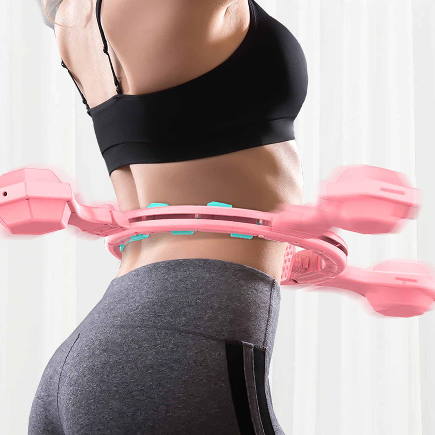 Smart Adjustable Weight Auto-Spinning Ball Hula Hoop