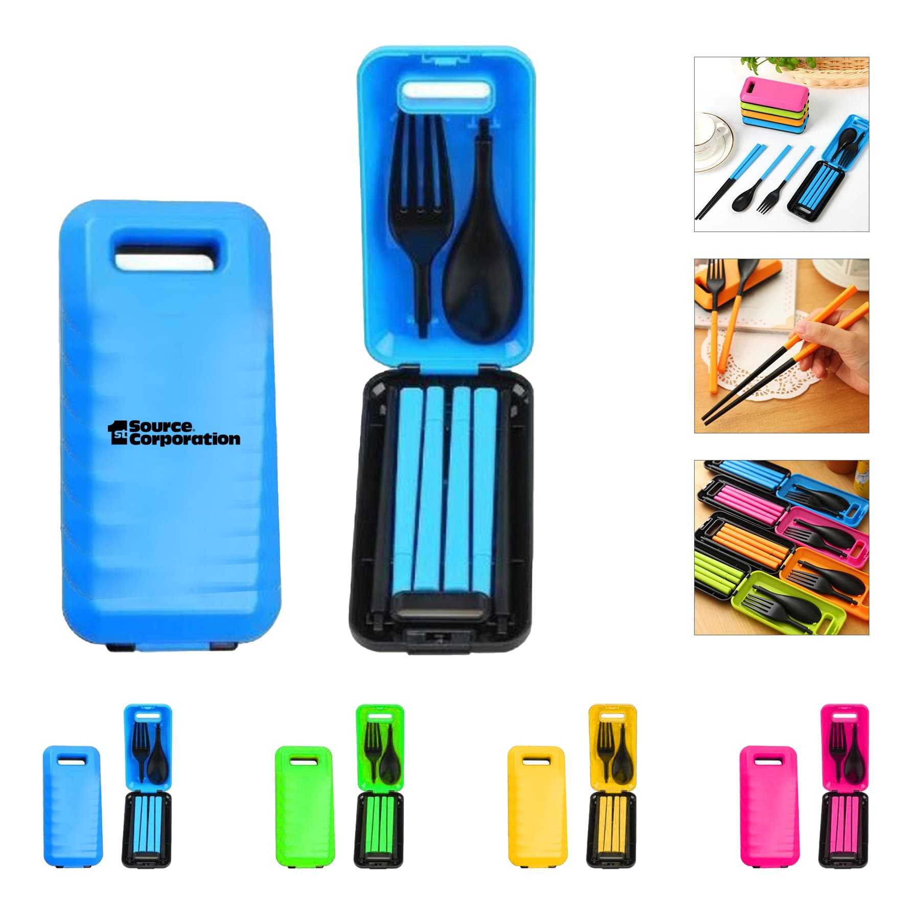 Foldable Travel Cutlery Set 3 pieces